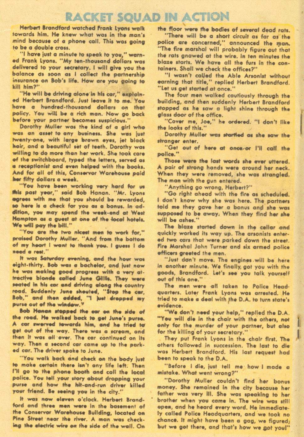 Read online Racket Squad in Action comic -  Issue #10 - 18