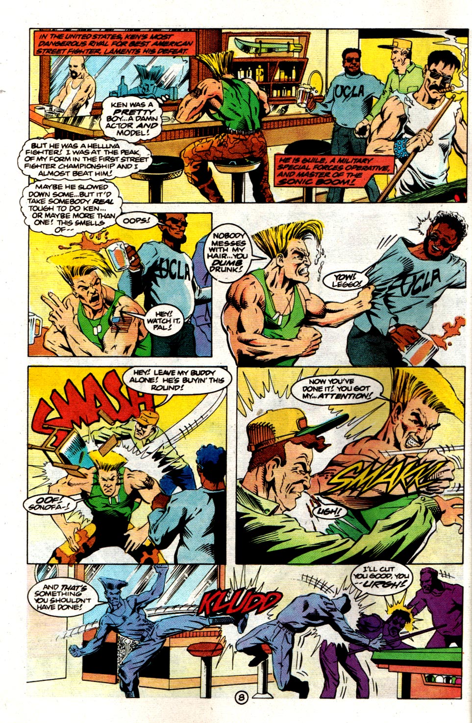 Read online Street Fighter (1991) comic -  Issue #3 - 8