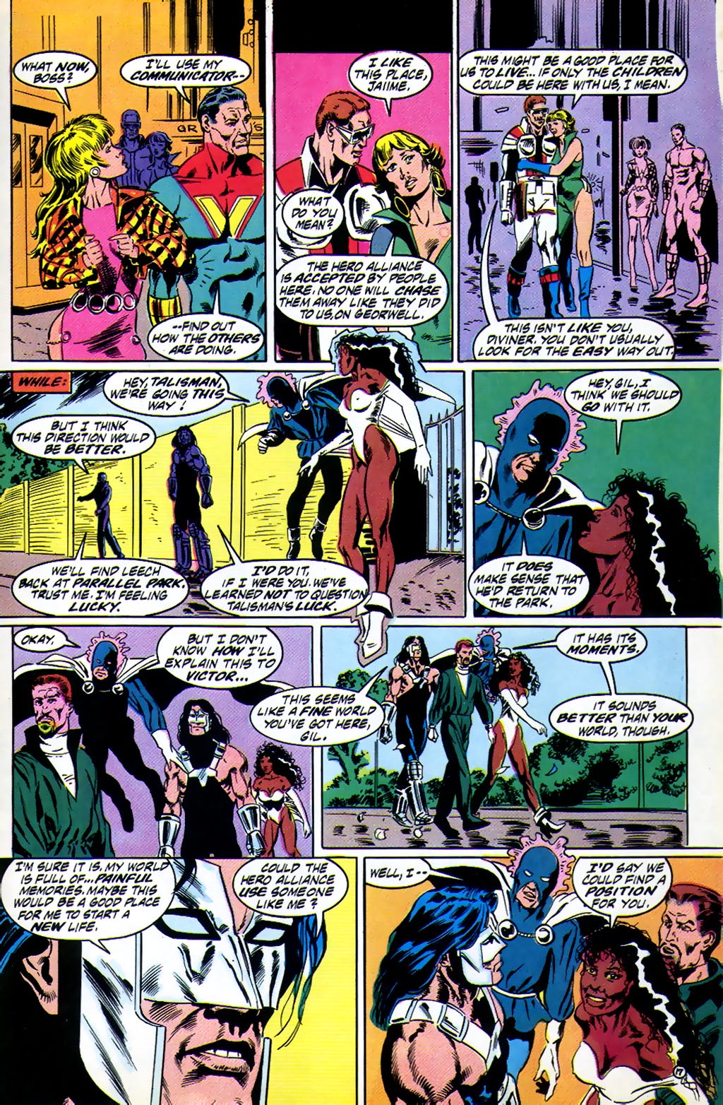 Read online Hero Alliance & Justice Machine: Identity Crisis comic -  Issue # Full - 22