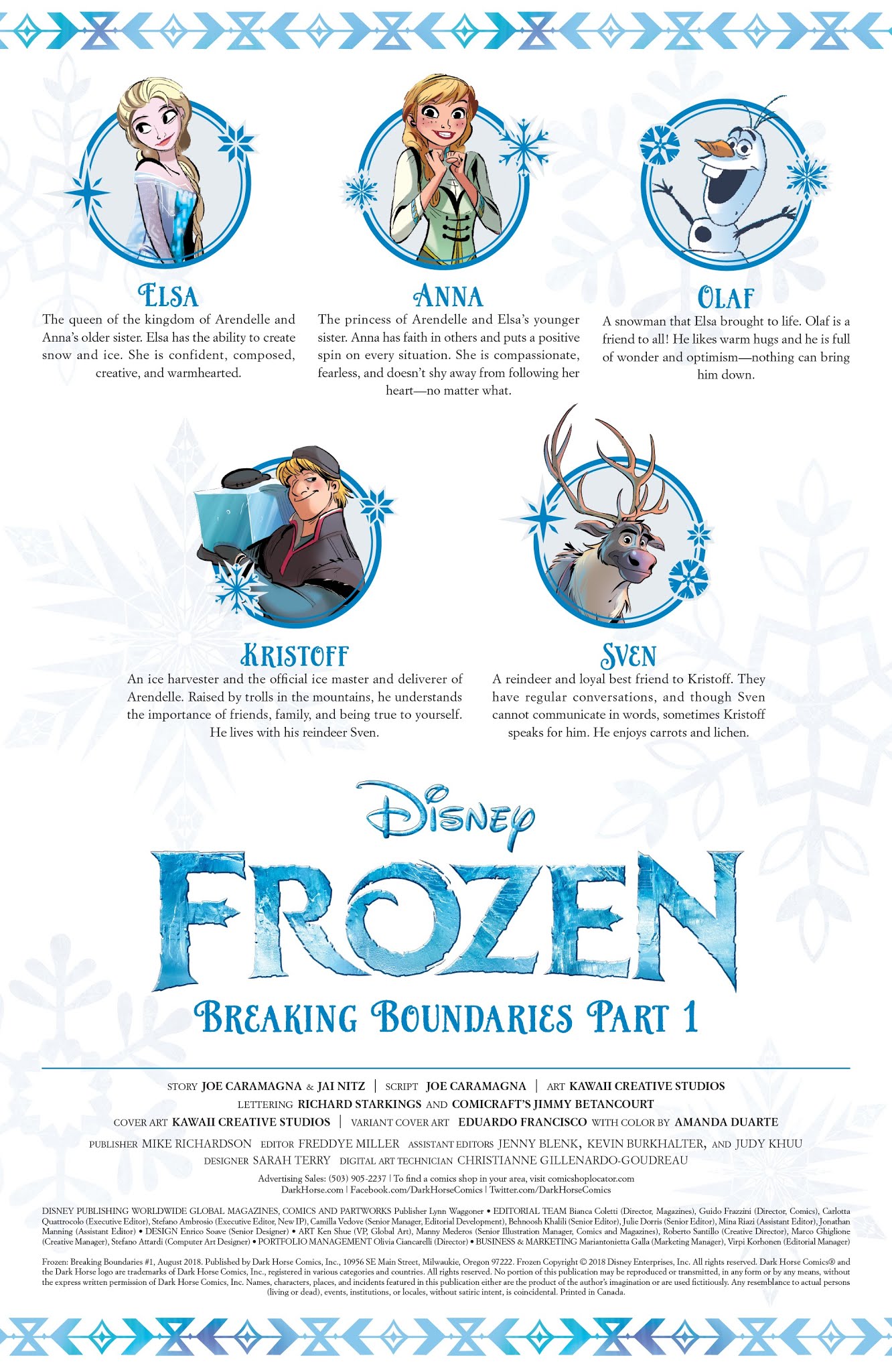 Read online Disney Frozen: Breaking Boundaries comic -  Issue #1 - 2