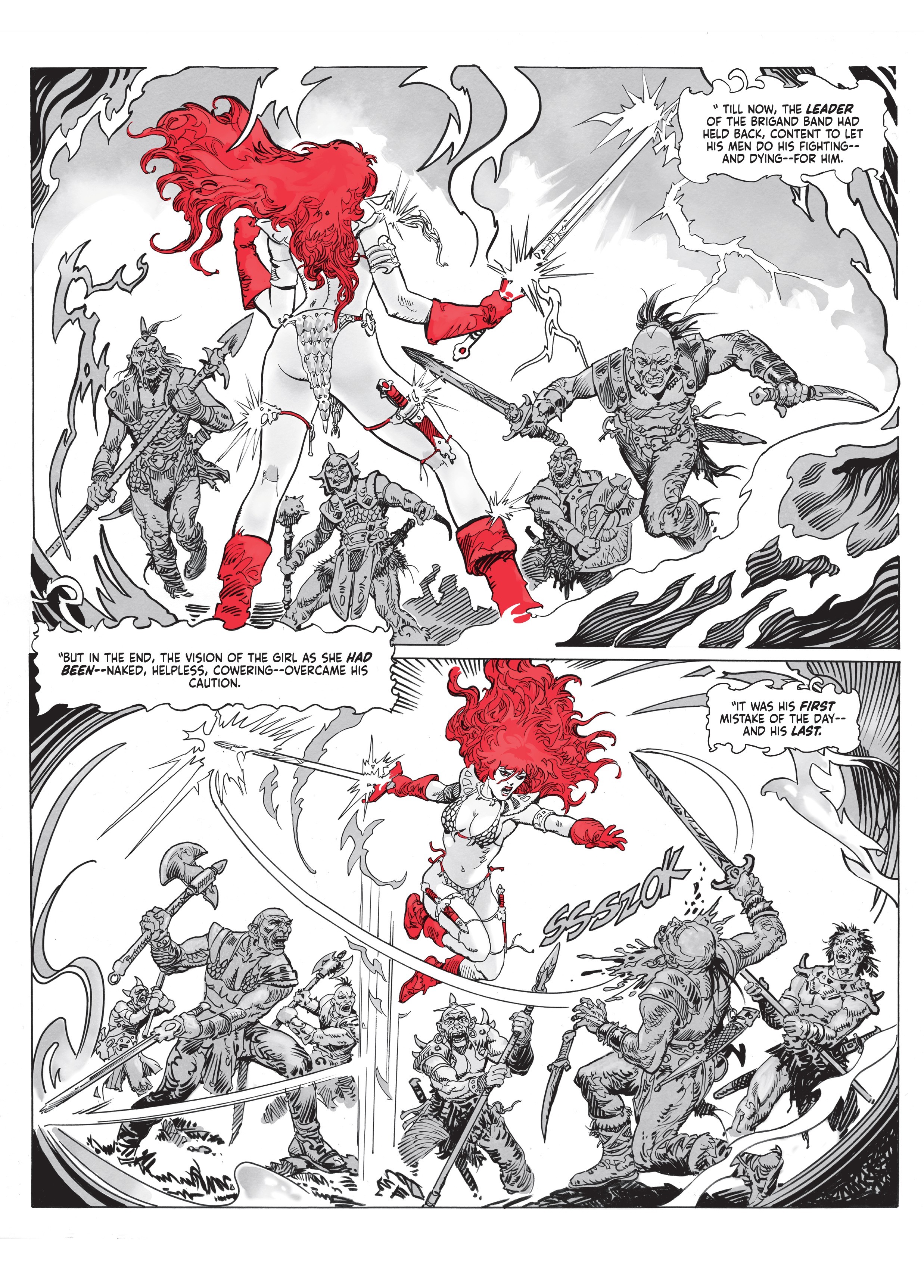 Read online Red Sonja: Ballad of the Red Goddess comic -  Issue # TPB - 36