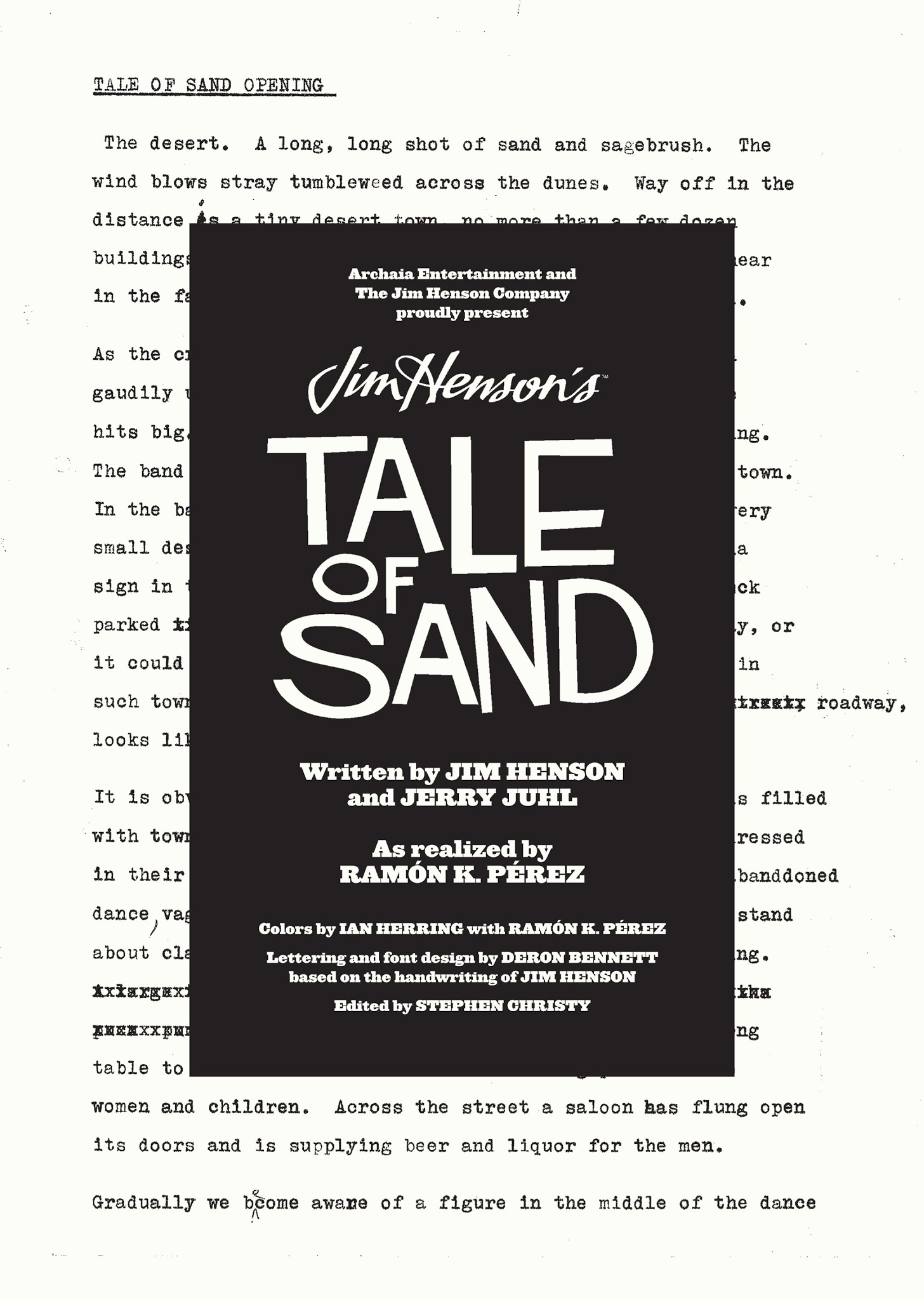 Read online Jim Henson's Tale of Sand comic -  Issue # TPB - 4