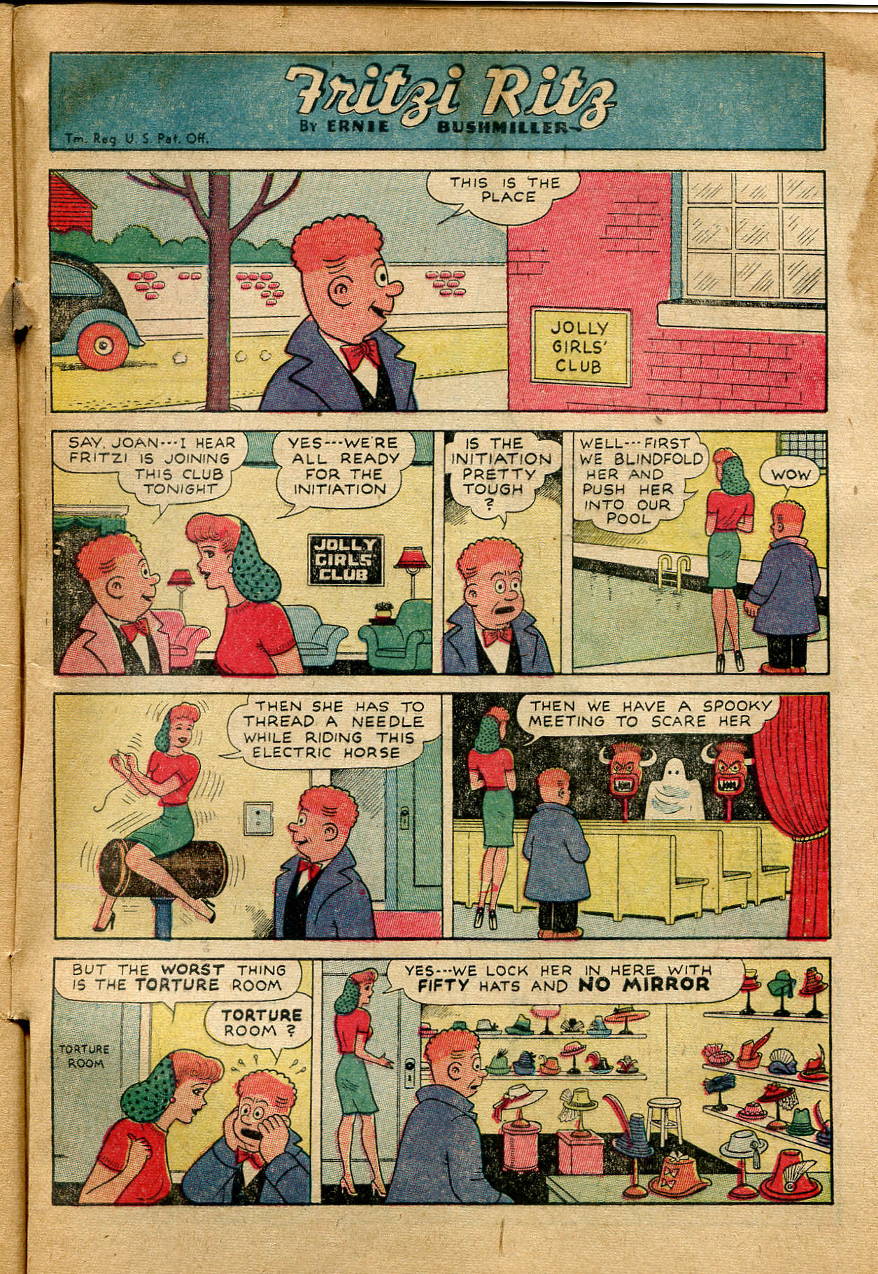 Read online Fritzi Ritz (1953) comic -  Issue #41 - 33