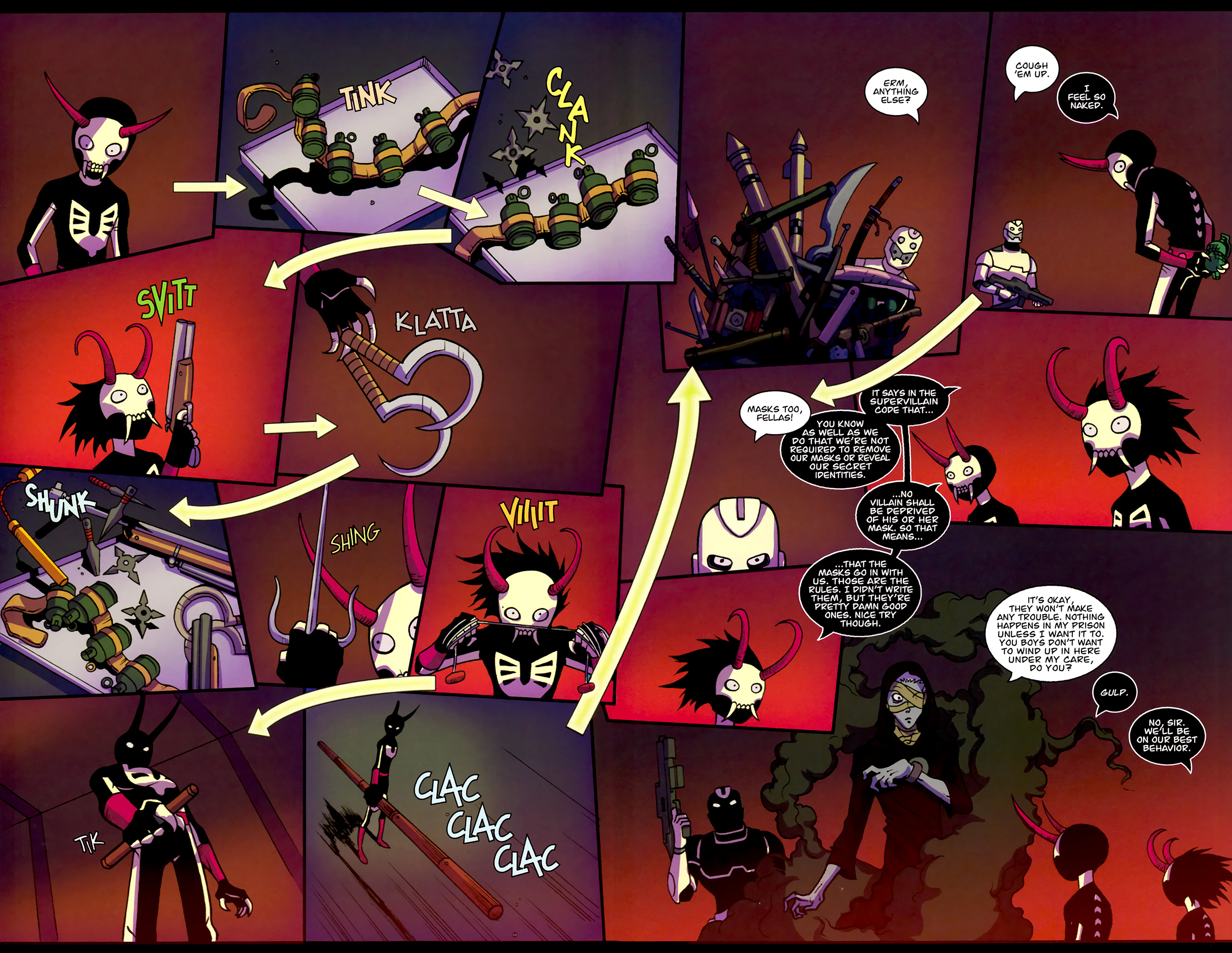 Read online Gladstone's School for World Conquerors (2011) comic -  Issue #3 - 13