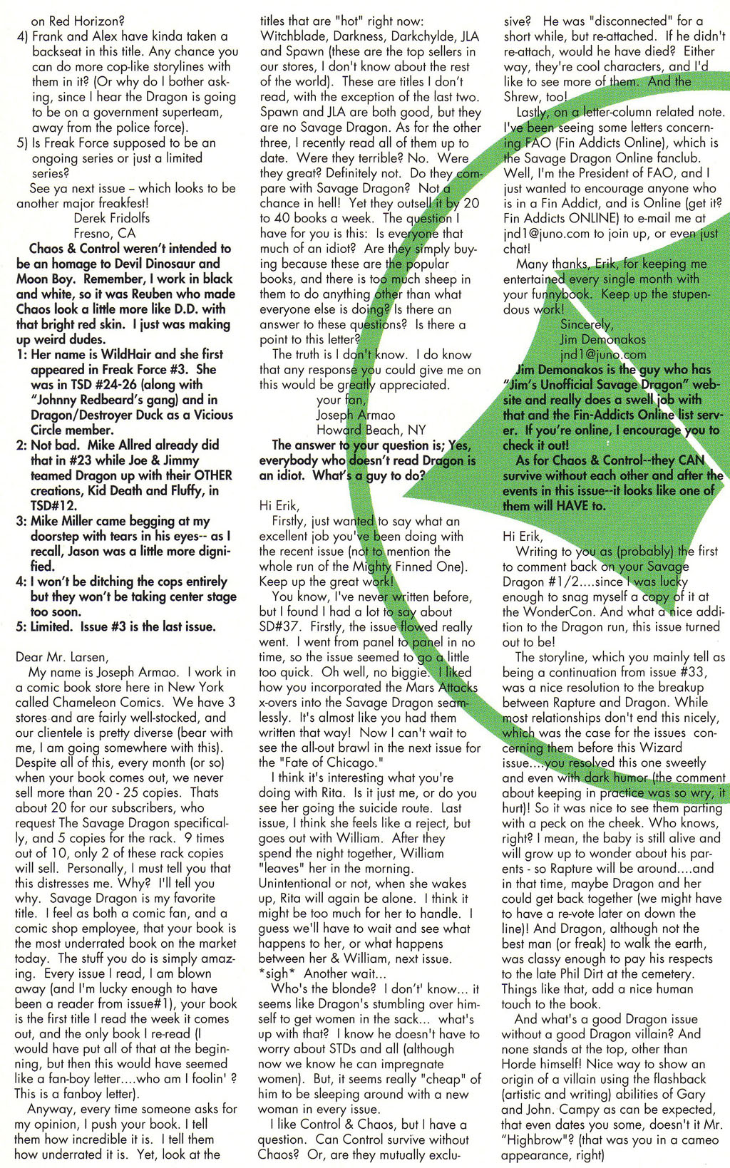 Read online The Savage Dragon (1993) comic -  Issue #39 - 30