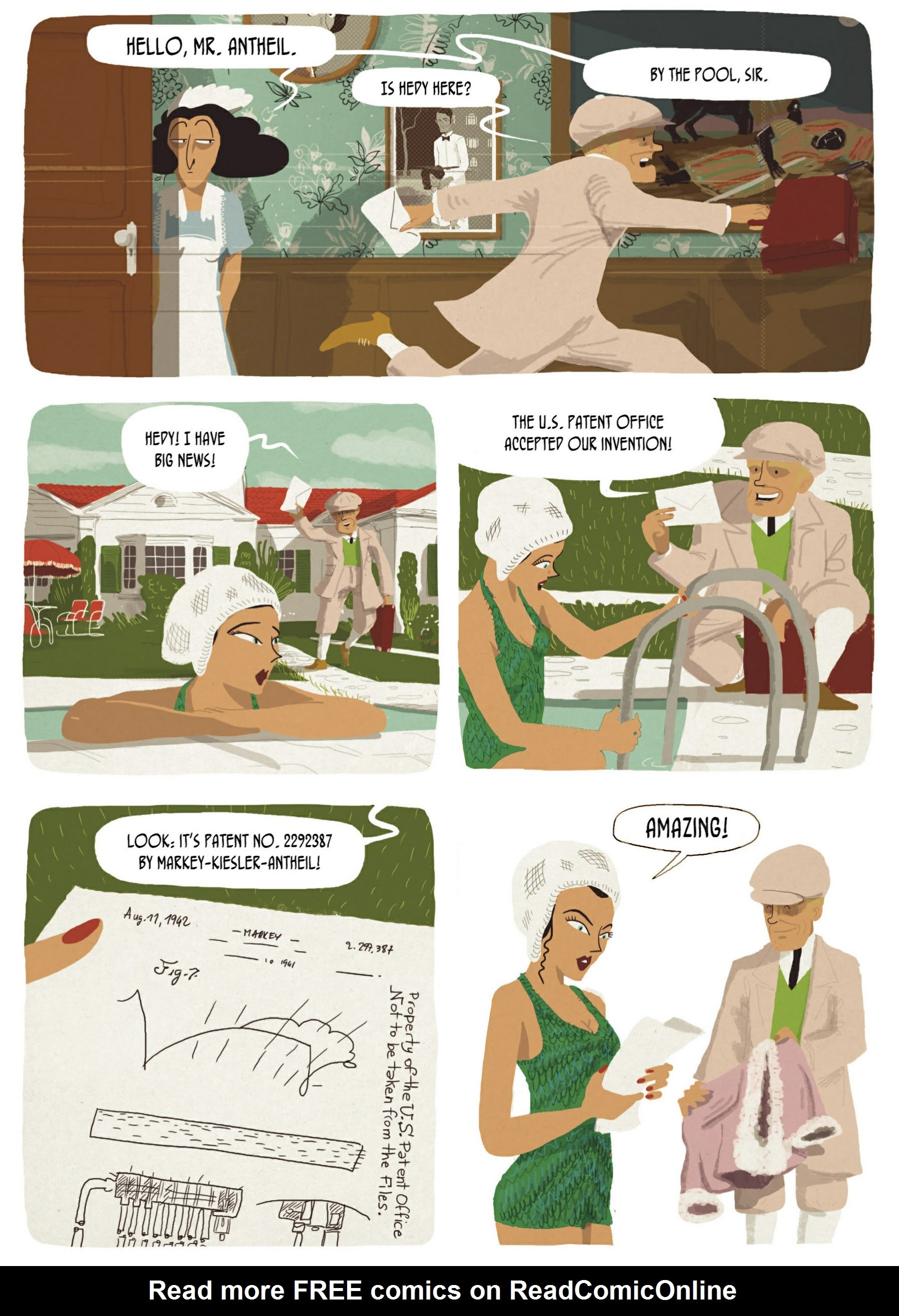 Read online Hedy Lamarr: An Incredible Life comic -  Issue # TPB (Part 2) - 24