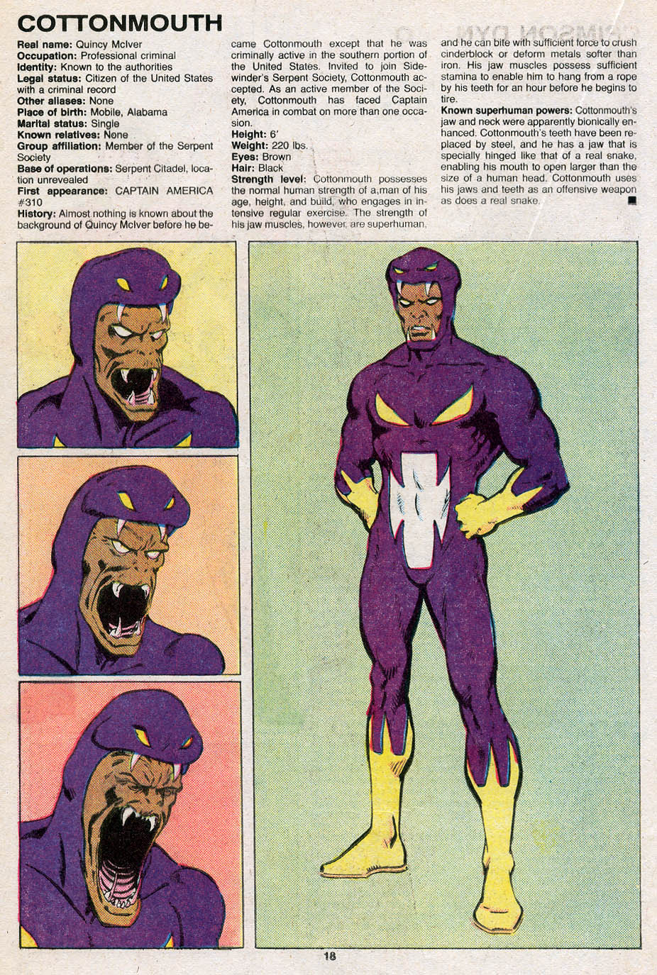 Read online The Official Handbook of the Marvel Universe Deluxe Edition comic -  Issue #3 - 20