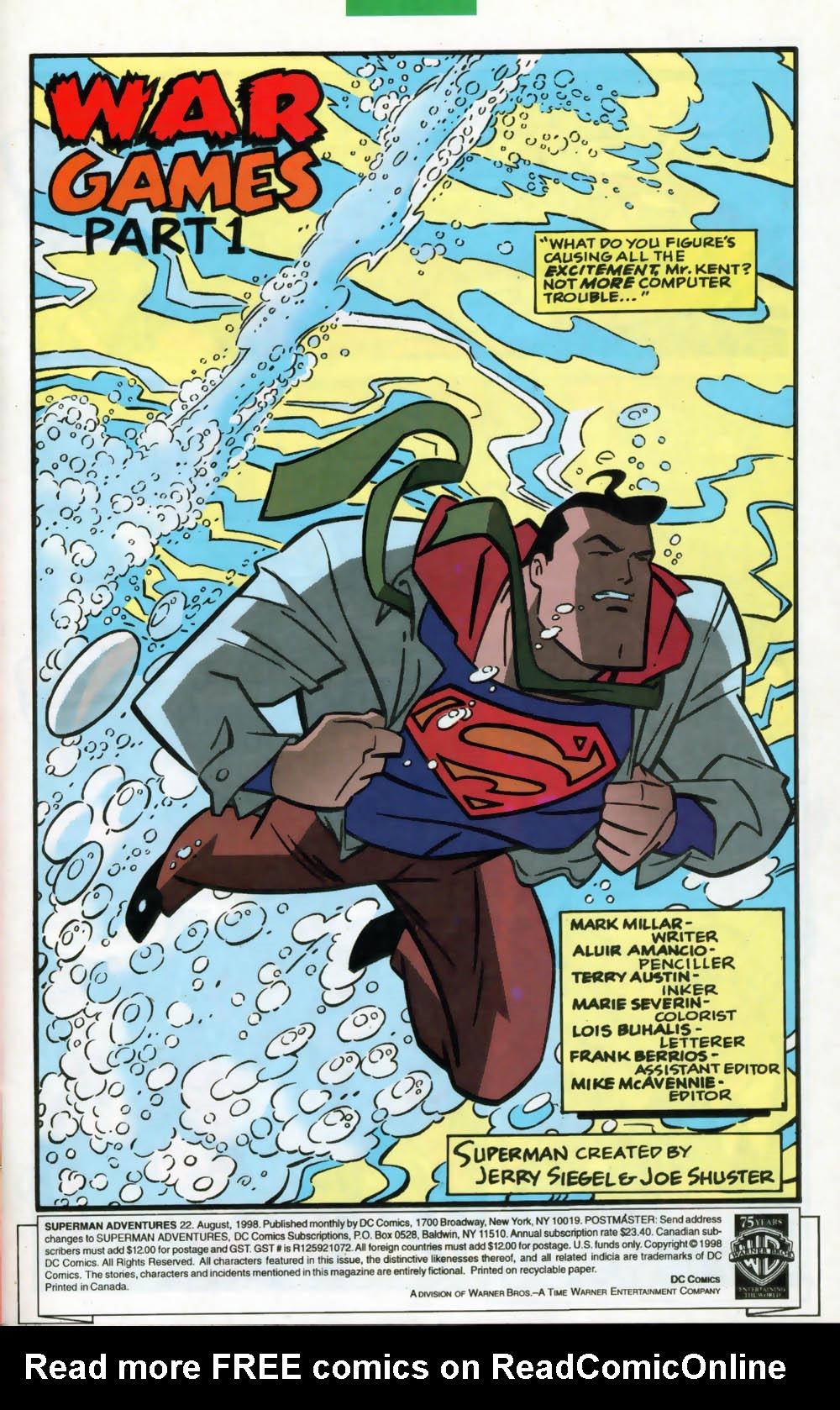 Read online Superman Adventures comic -  Issue #22 - 2