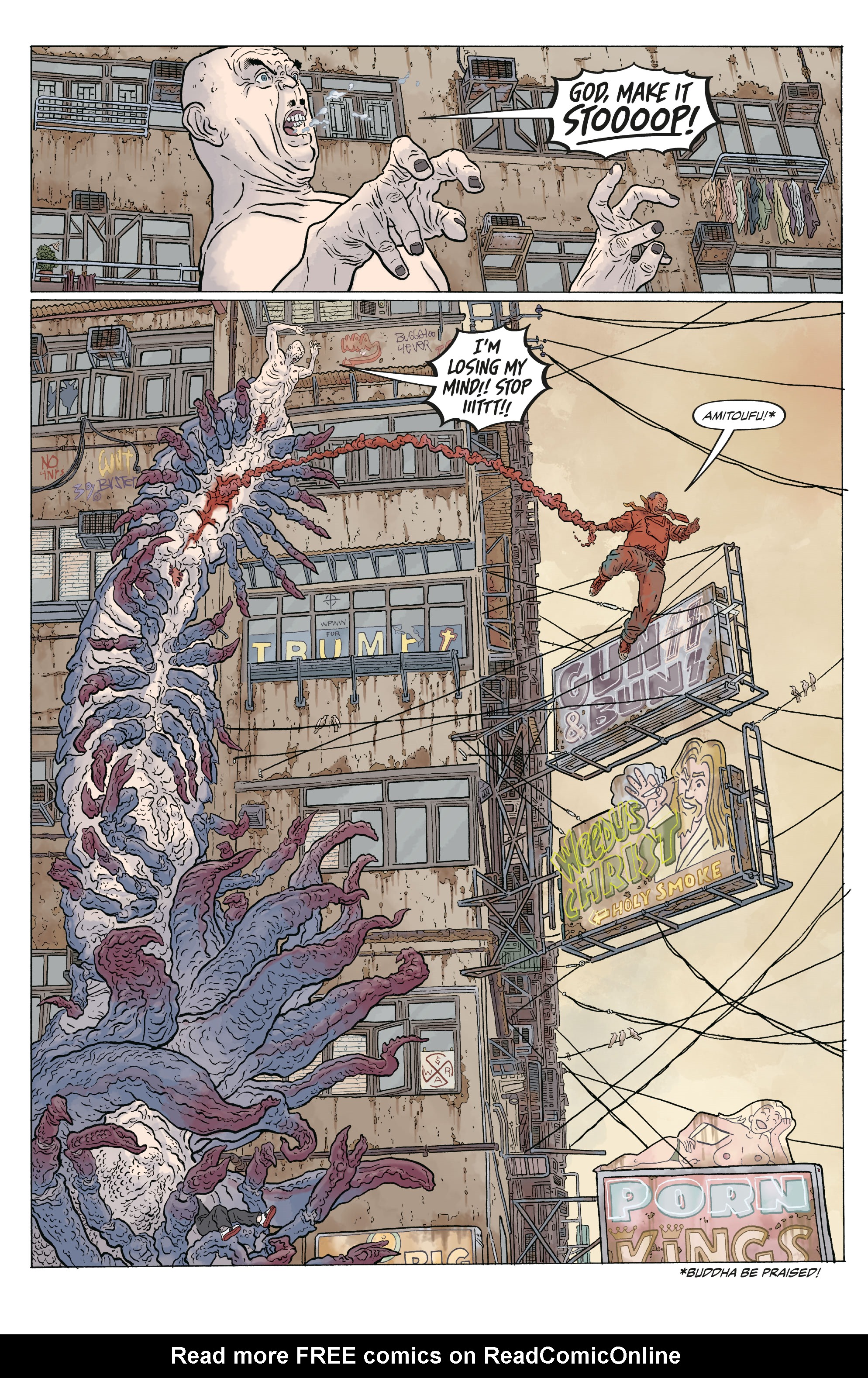 Read online Shaolin Cowboy: Cruel to Be Kin comic -  Issue #7 - 8
