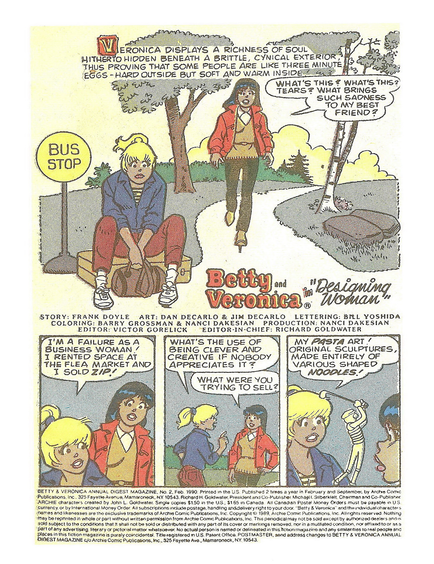 Read online Betty and Veronica Annual Digest Magazine comic -  Issue #2 - 3