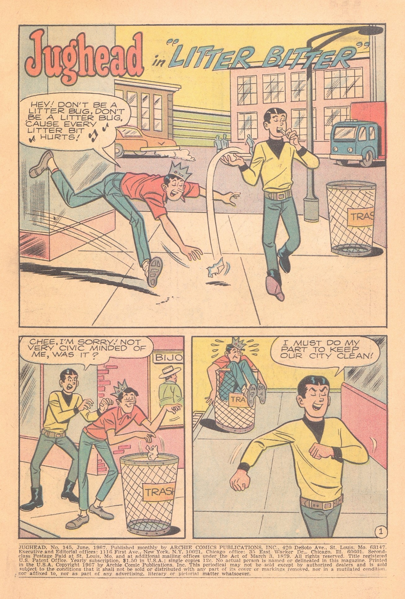 Read online Jughead (1965) comic -  Issue #145 - 3