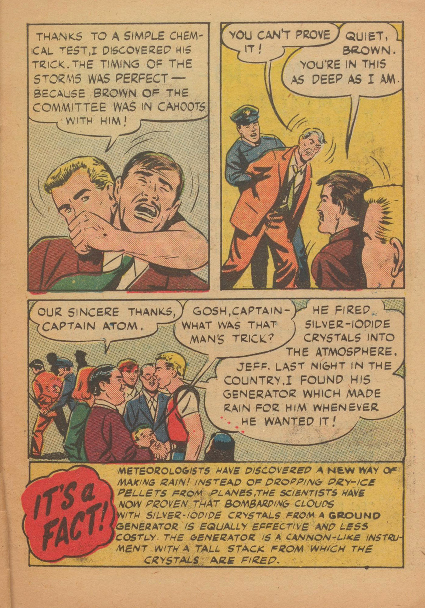 Read online Captain Atom (1950) comic -  Issue #4 - 33