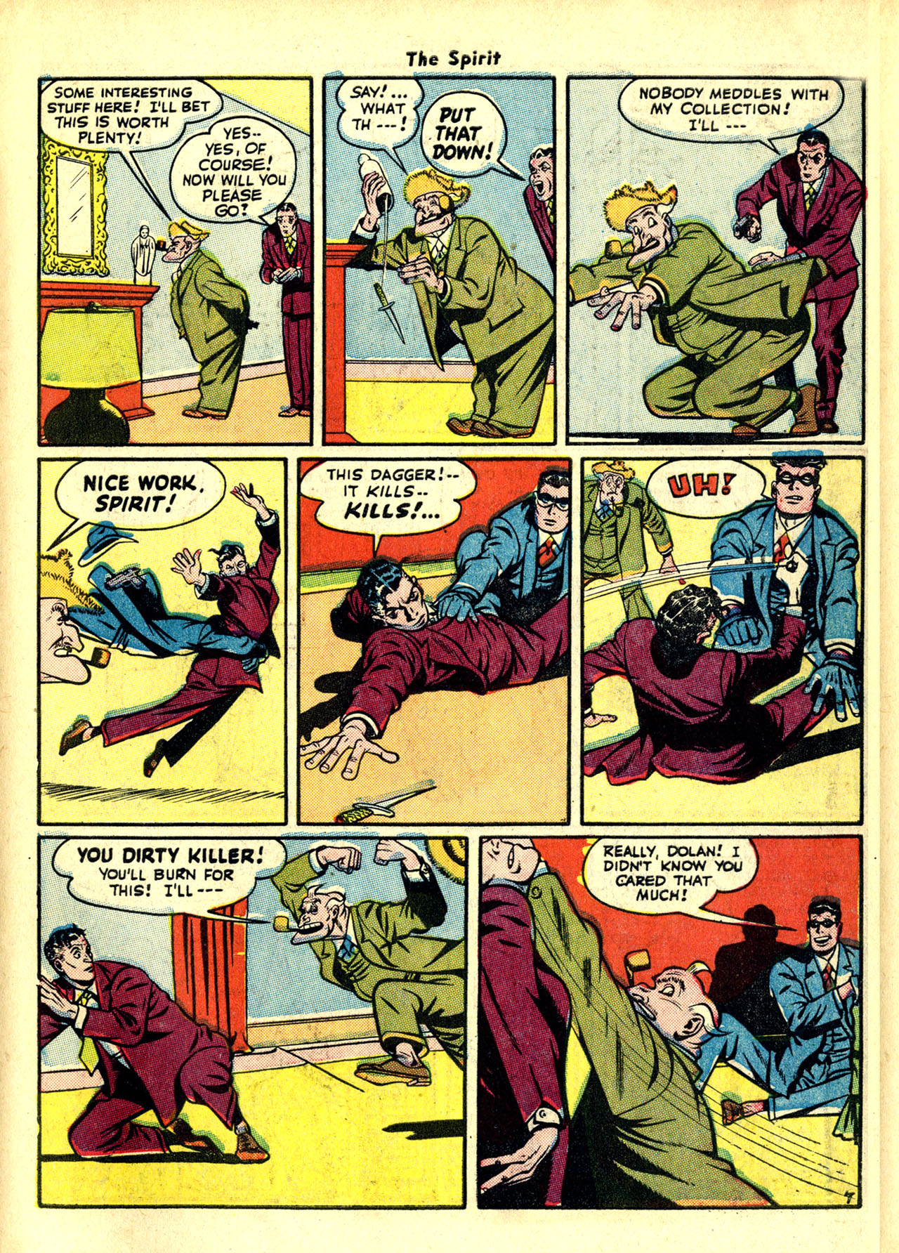 Read online The Spirit (1944) comic -  Issue #7 - 9