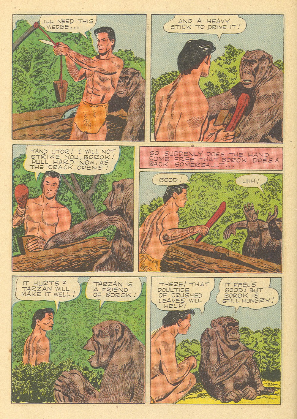 Read online Tarzan (1948) comic -  Issue #74 - 6