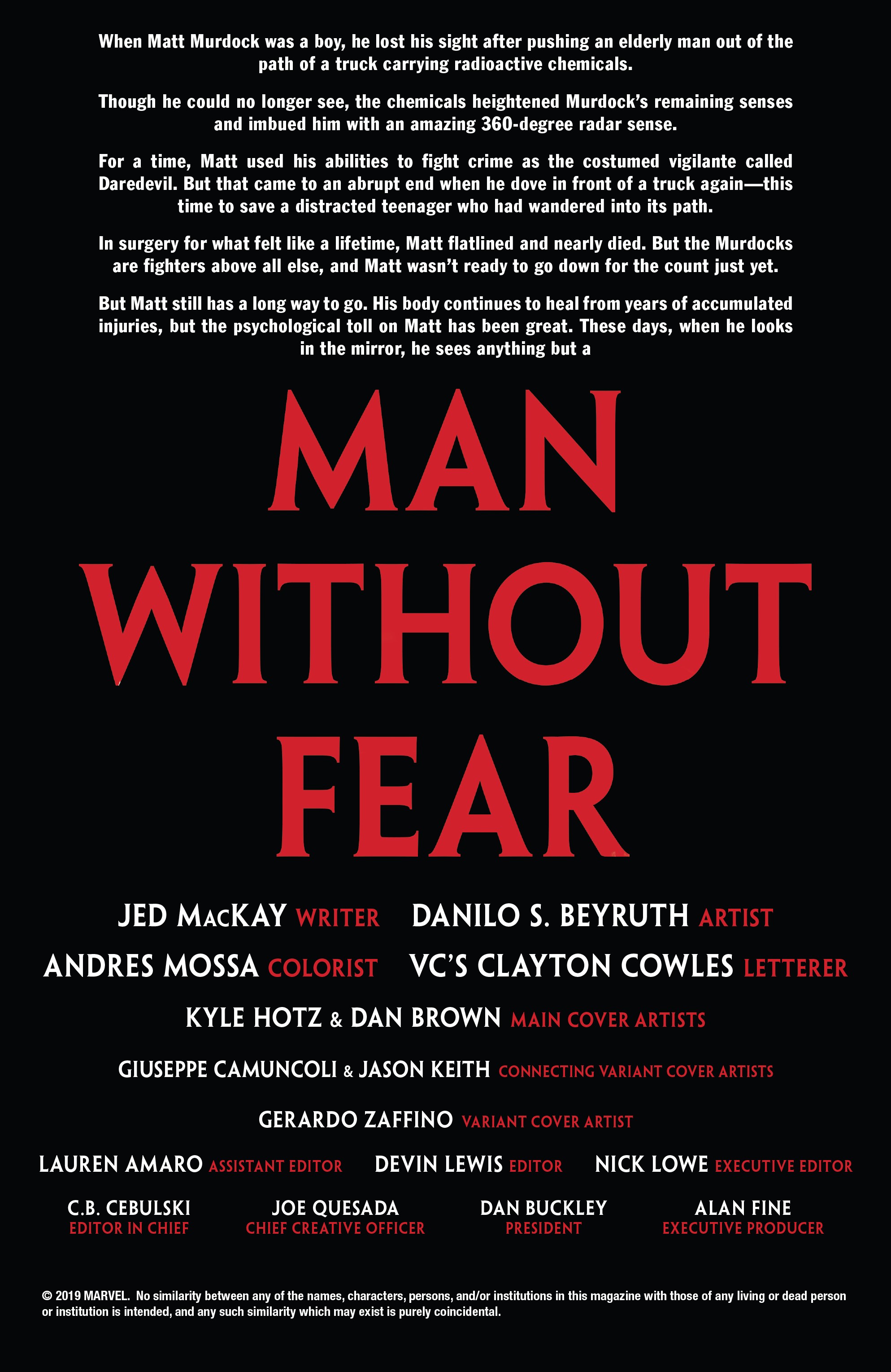 Read online Man Without Fear comic -  Issue #5 - 2