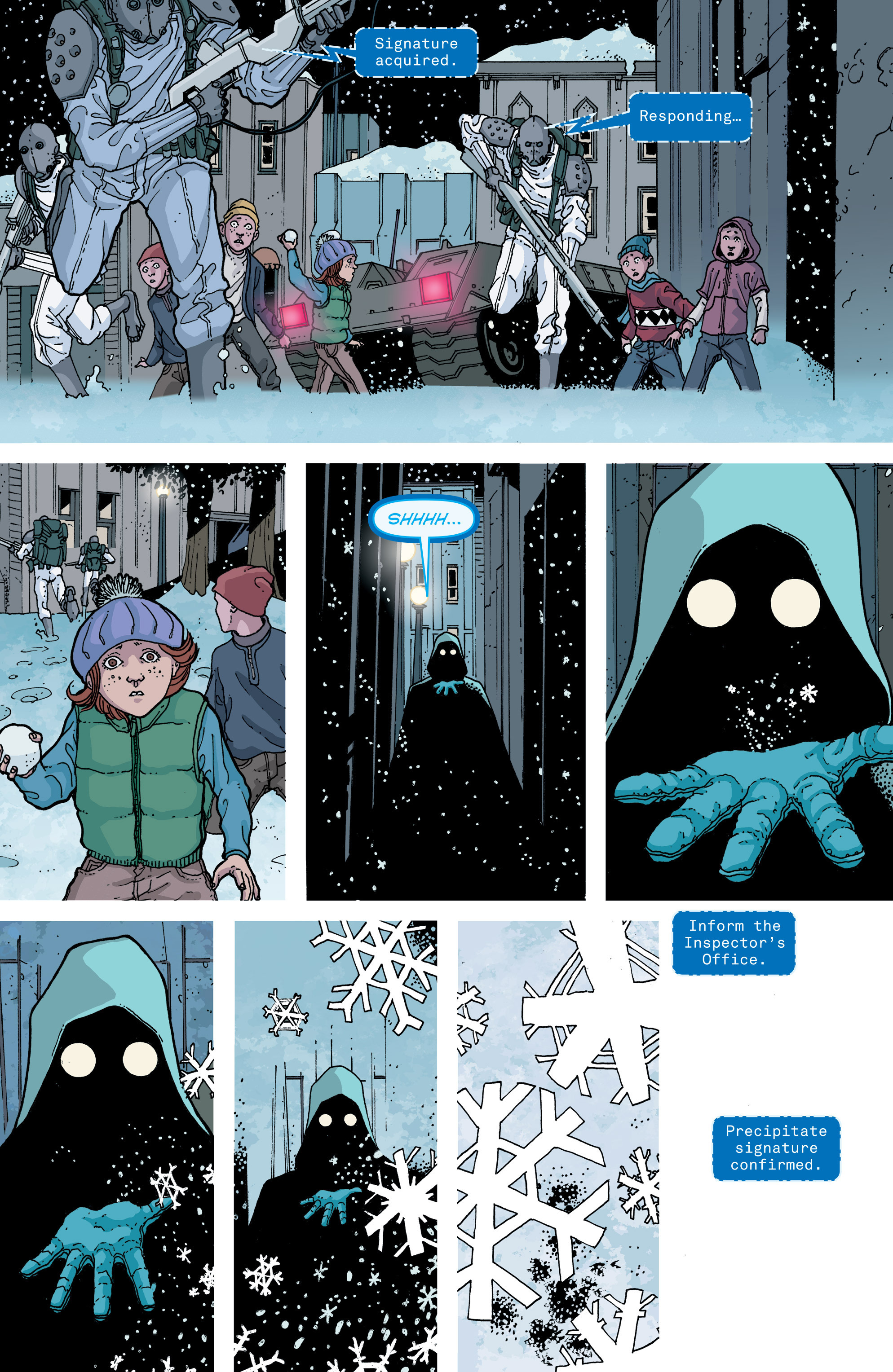 Read online Snowfall comic -  Issue #1 - 5