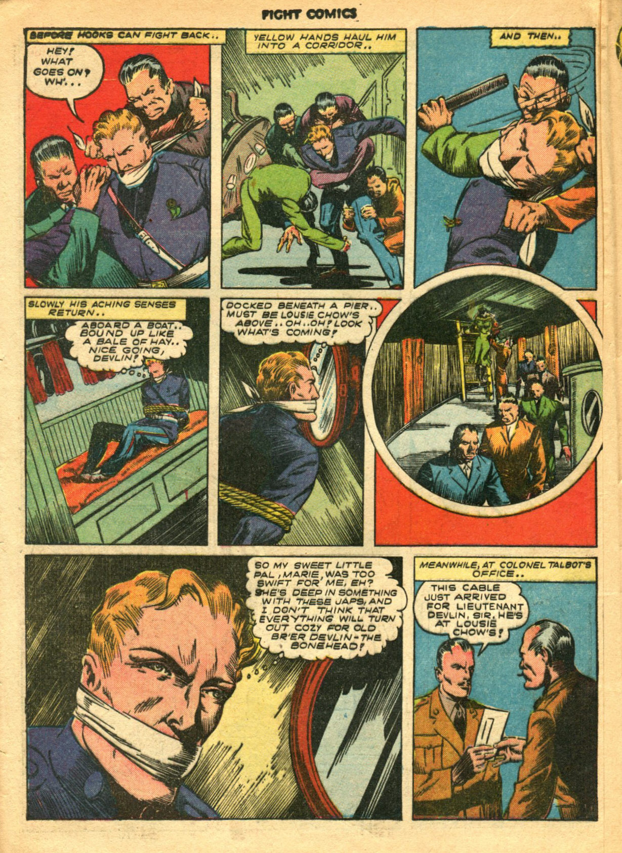 Read online Fight Comics comic -  Issue #27 - 36