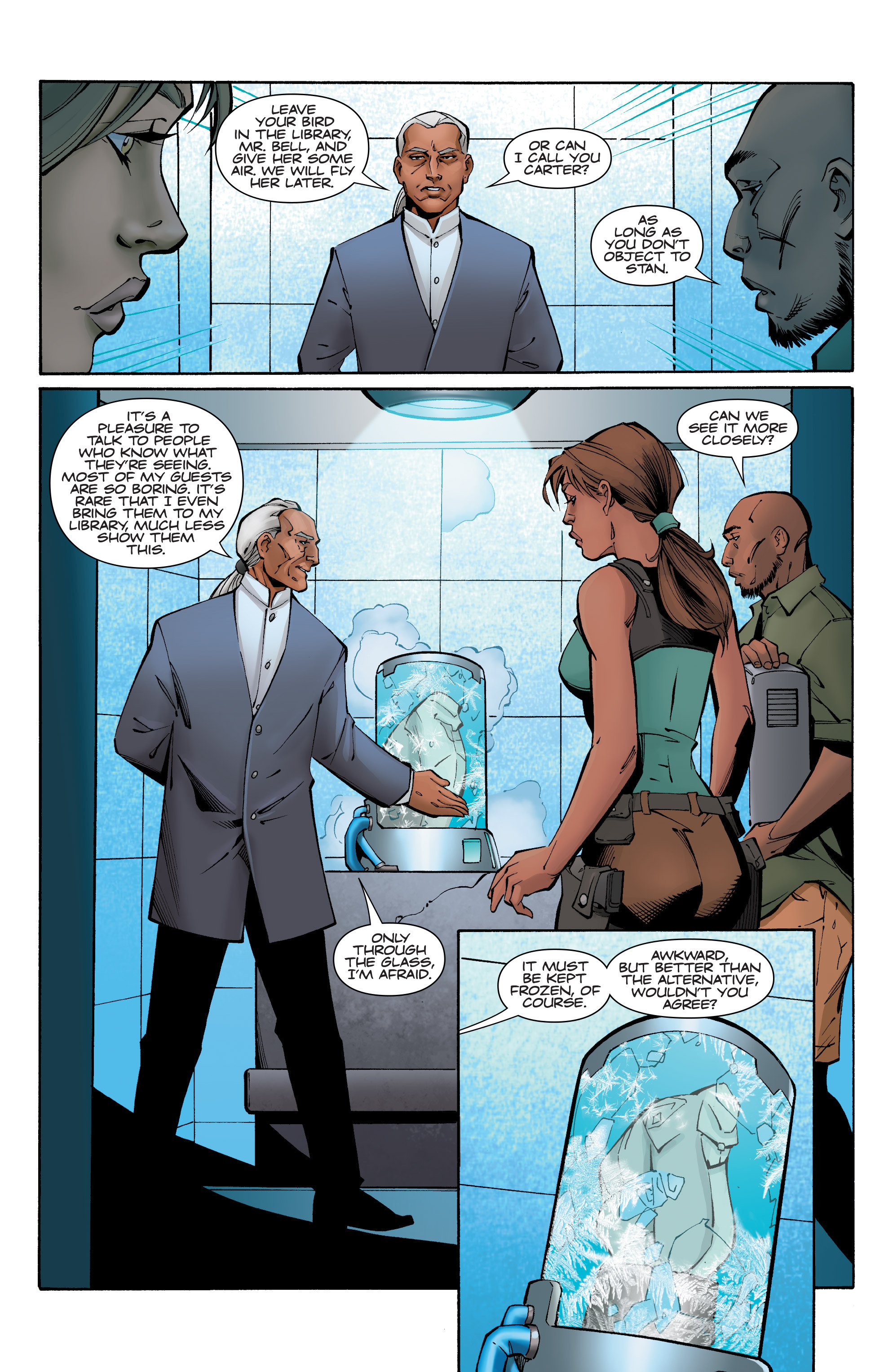 Read online Lara Croft and the Frozen Omen comic -  Issue #3 - 10