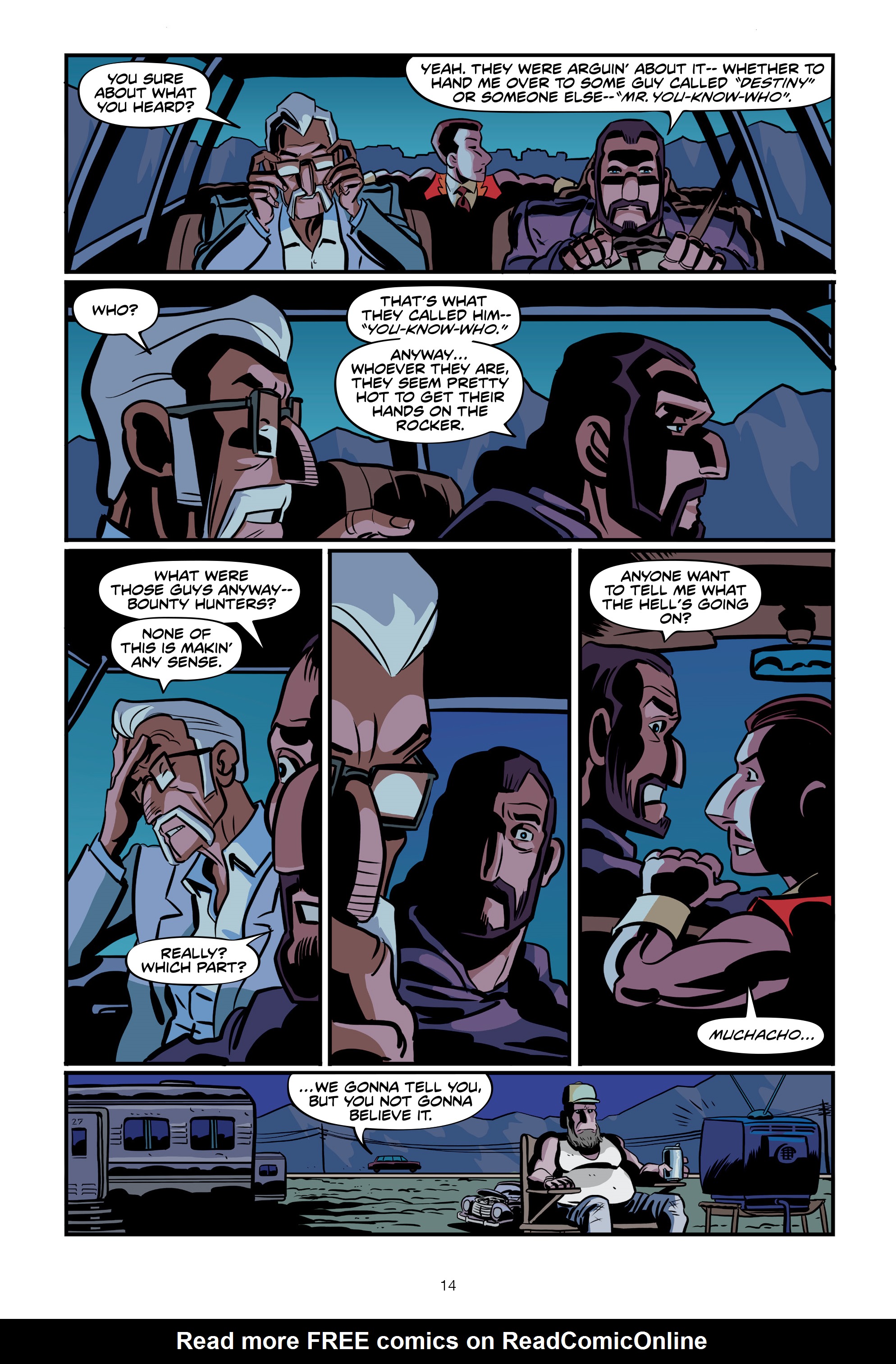 Read online Invasion from Planet Wrestletopia comic -  Issue #3 - 14