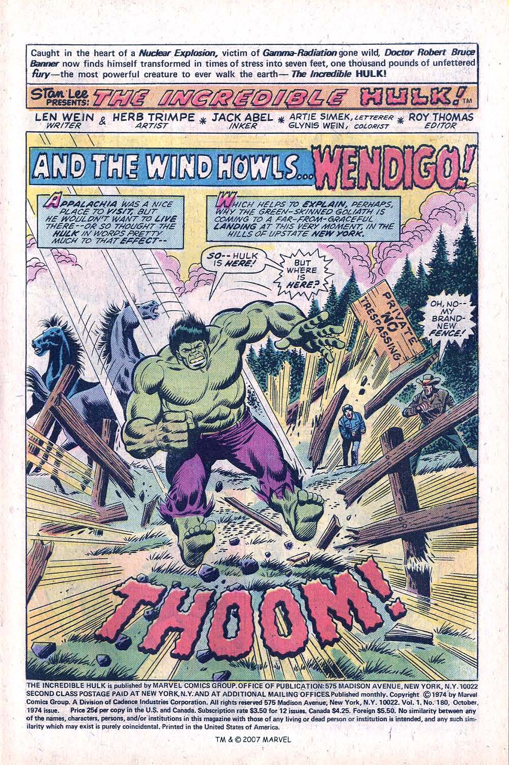 Read online The Incredible Hulk (1968) comic -  Issue #180 - 3