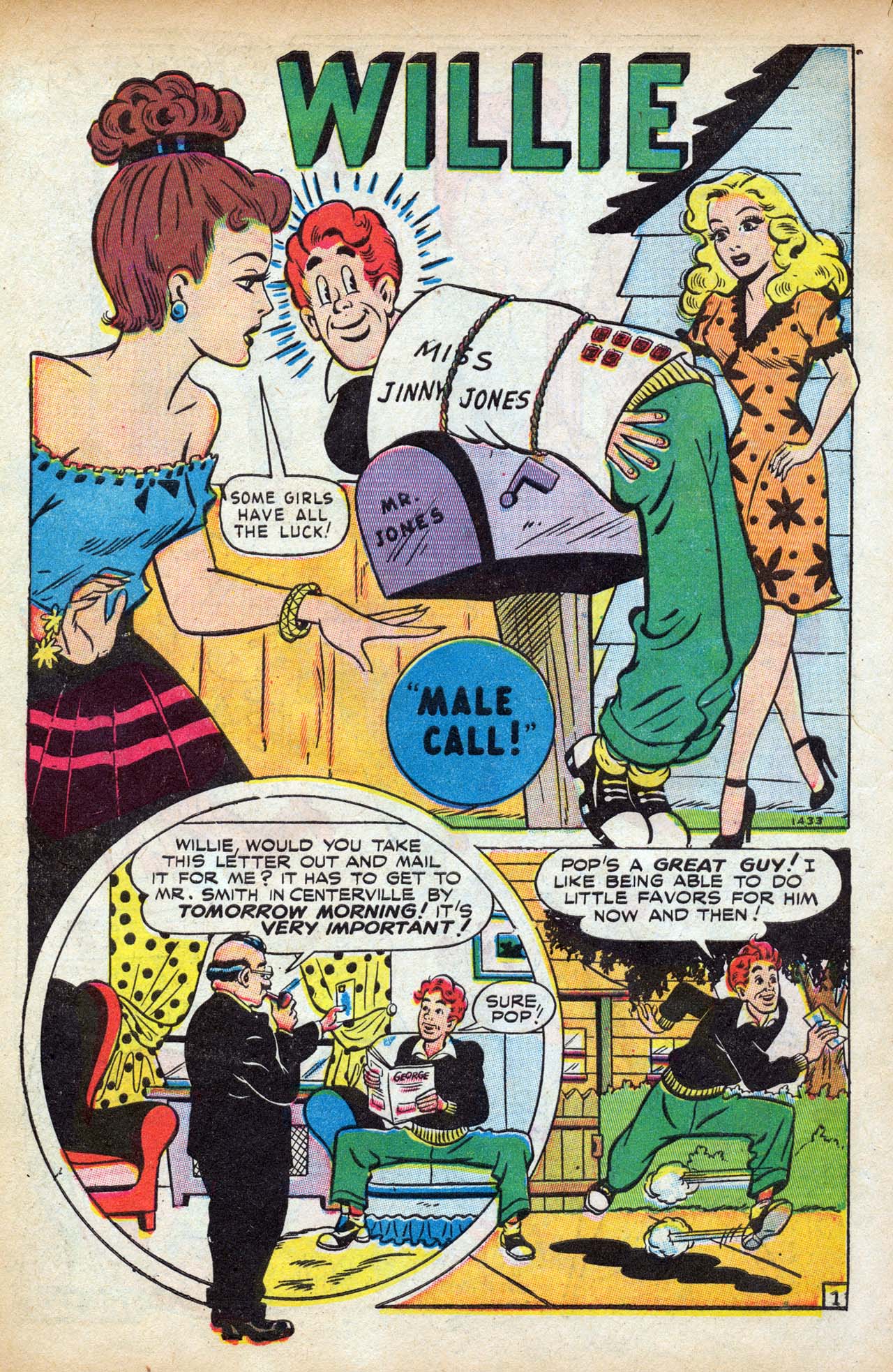 Read online Willie Comics (1946) comic -  Issue #11 - 10