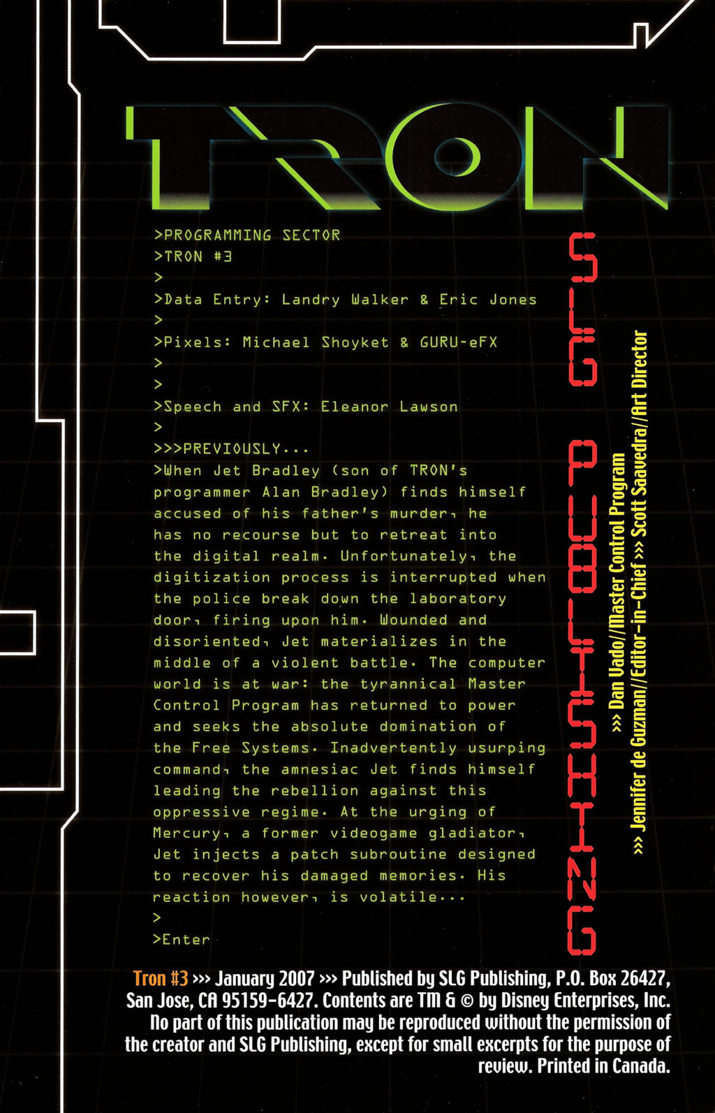 Read online TRON: Ghost in the Machine comic -  Issue #3 - 2