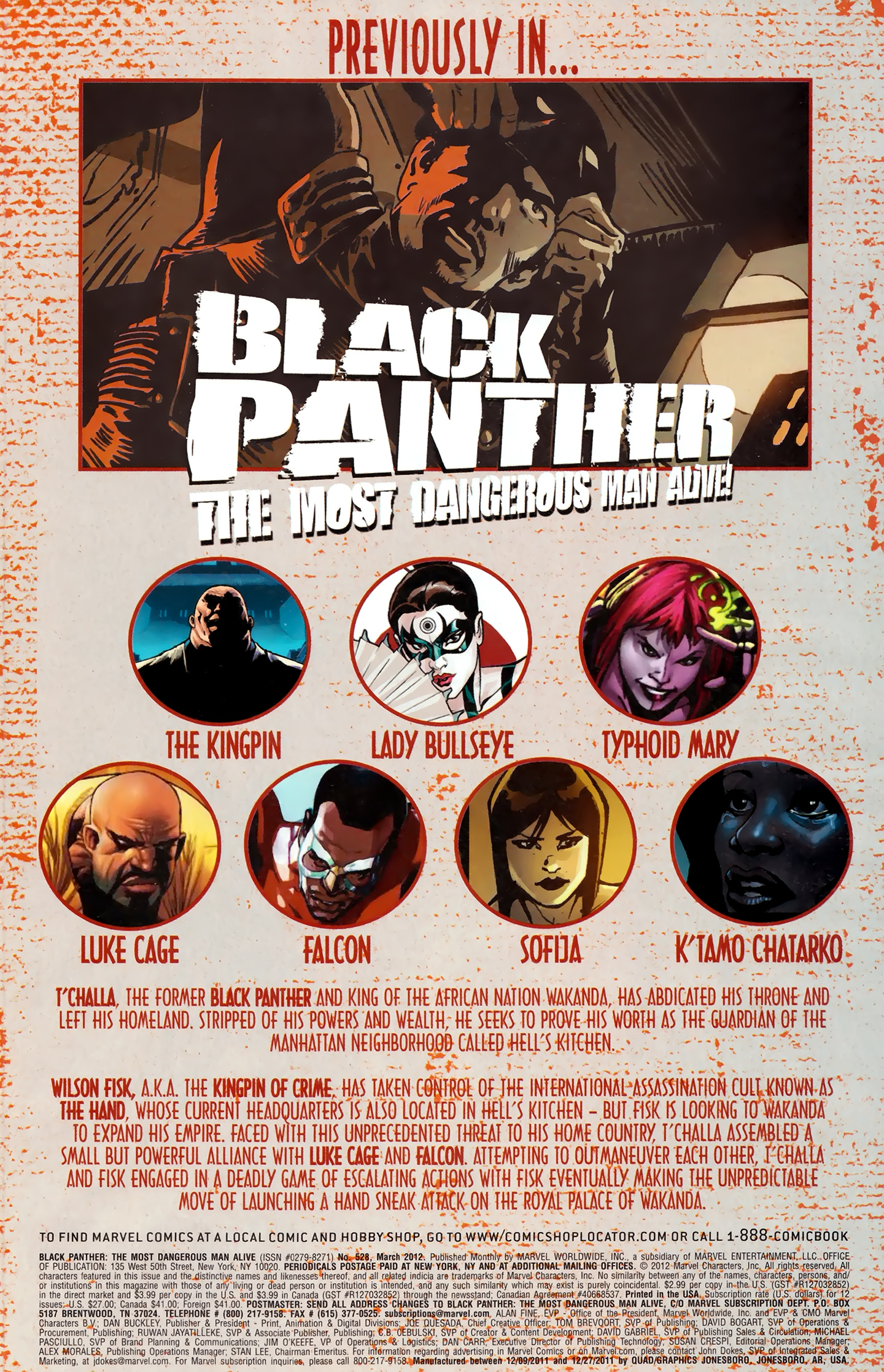 Read online Black Panther: The Most Dangerous Man Alive comic -  Issue #528 - 2