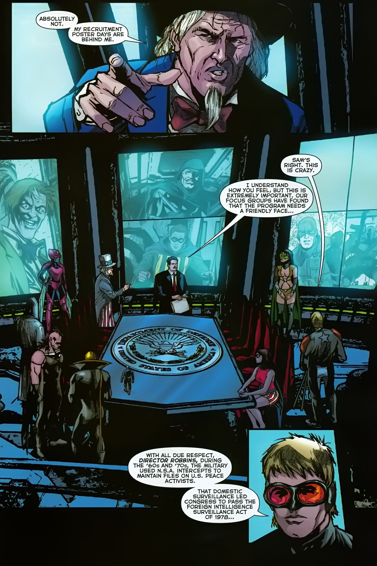 Read online Uncle Sam and the Freedom Fighters (2007) comic -  Issue #1 - 16