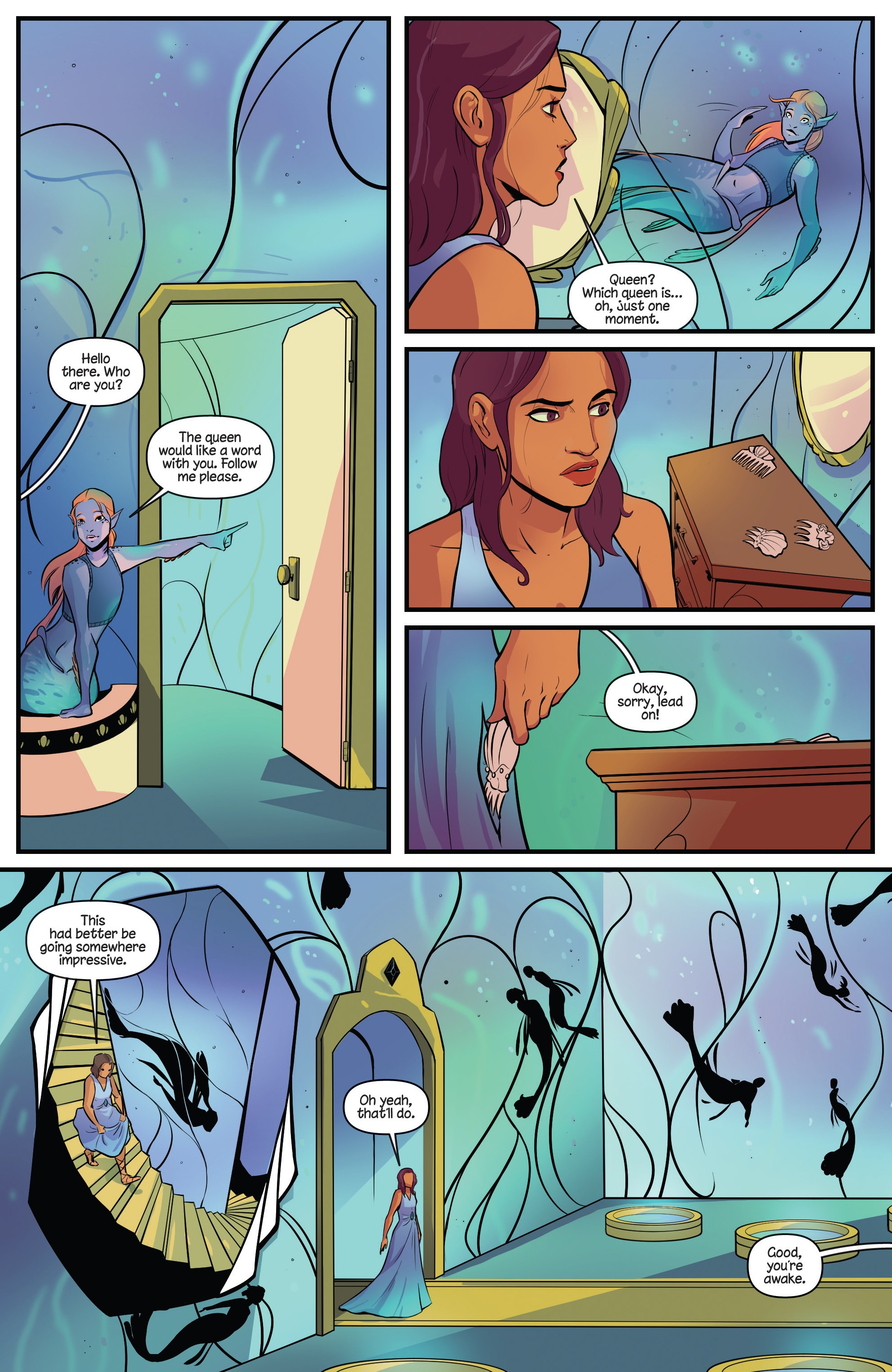 Read online Princeless Raven Year Two: Love and Revenge comic -  Issue # _TPB Two Ships In the Night - 101