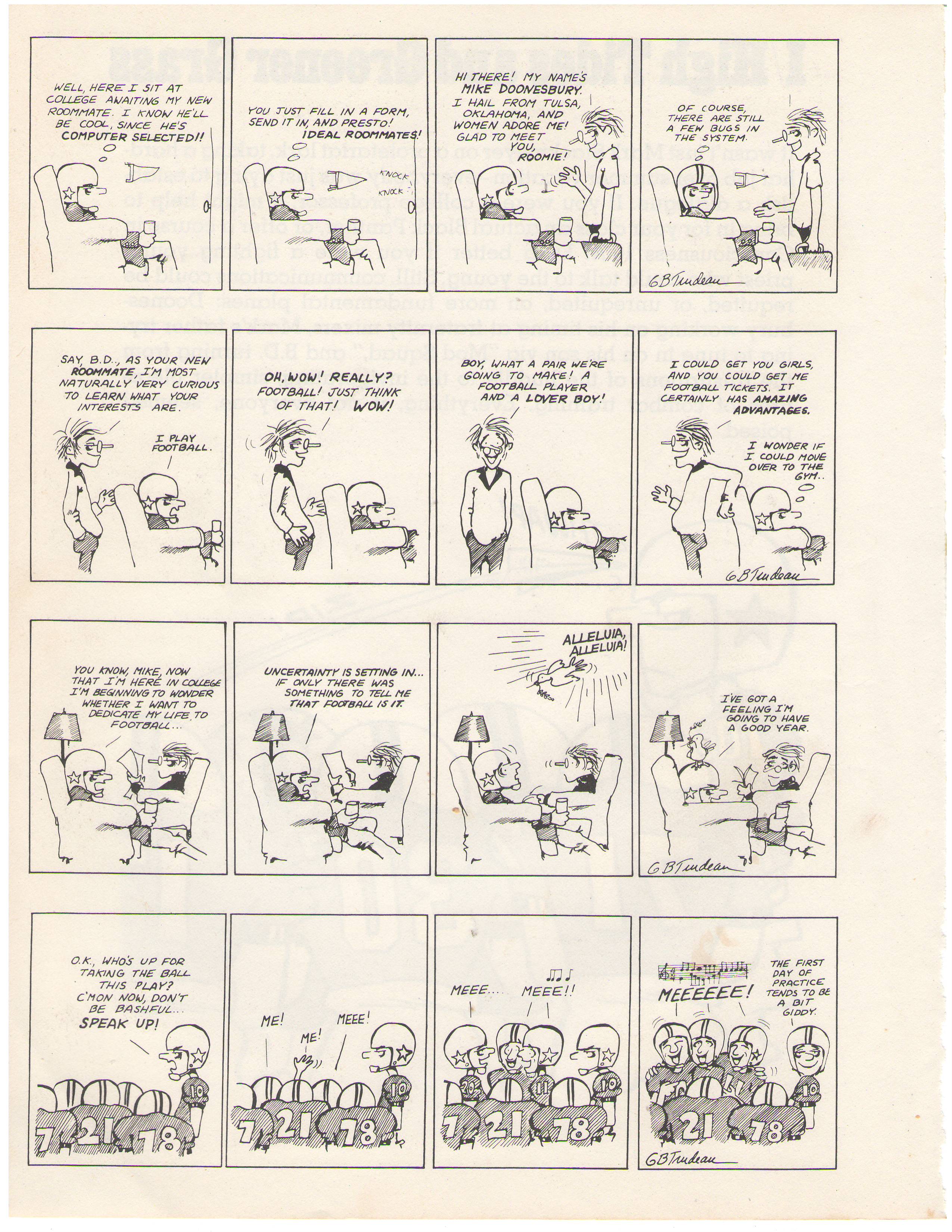 Read online The Doonesbury Chronicles comic -  Issue # TPB (Part 1) - 4