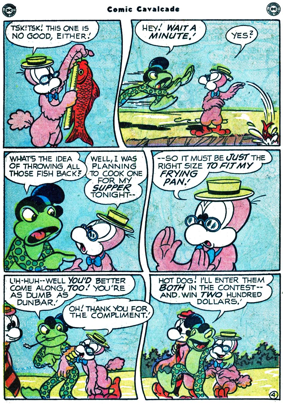 Read online Comic Cavalcade comic -  Issue #42 - 40