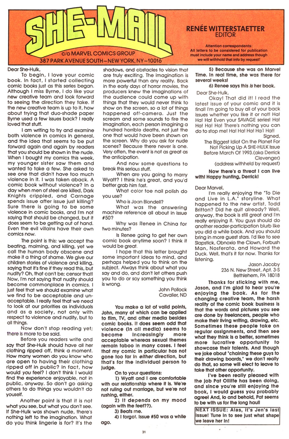 Read online The Sensational She-Hulk comic -  Issue #59 - 25