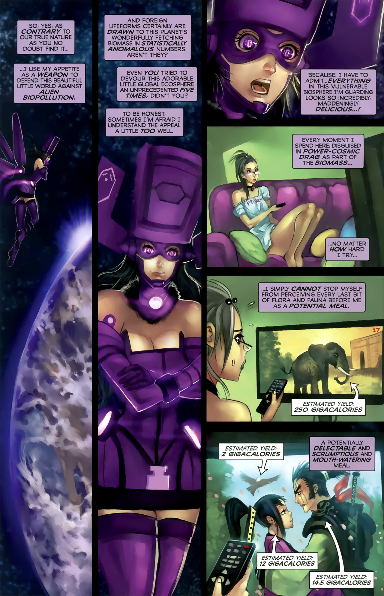 Read online Galacta: Daughter of Galactus comic -  Issue # Full - 8