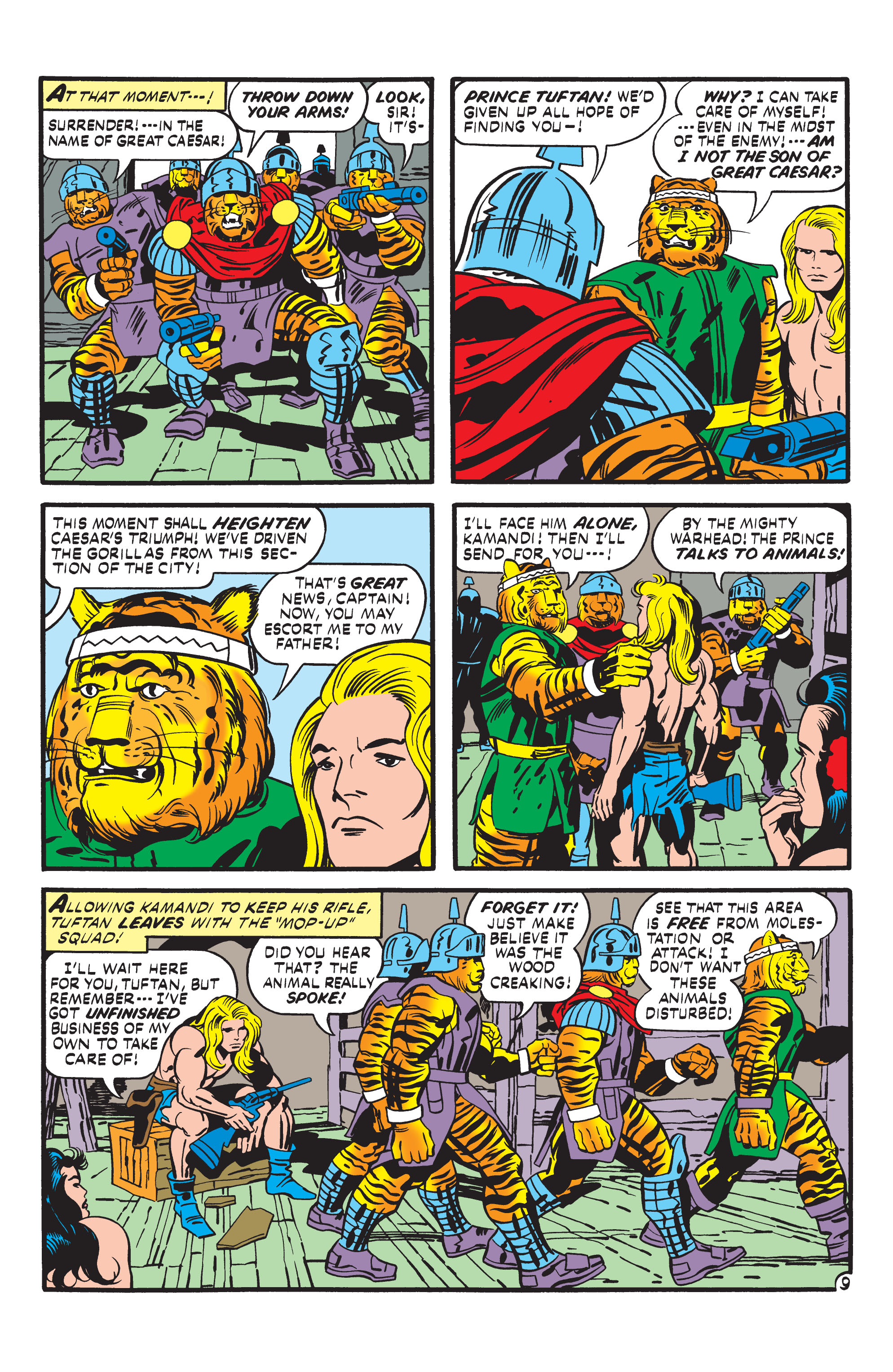 Read online Kamandi, The Last Boy On Earth comic -  Issue #5 - 9