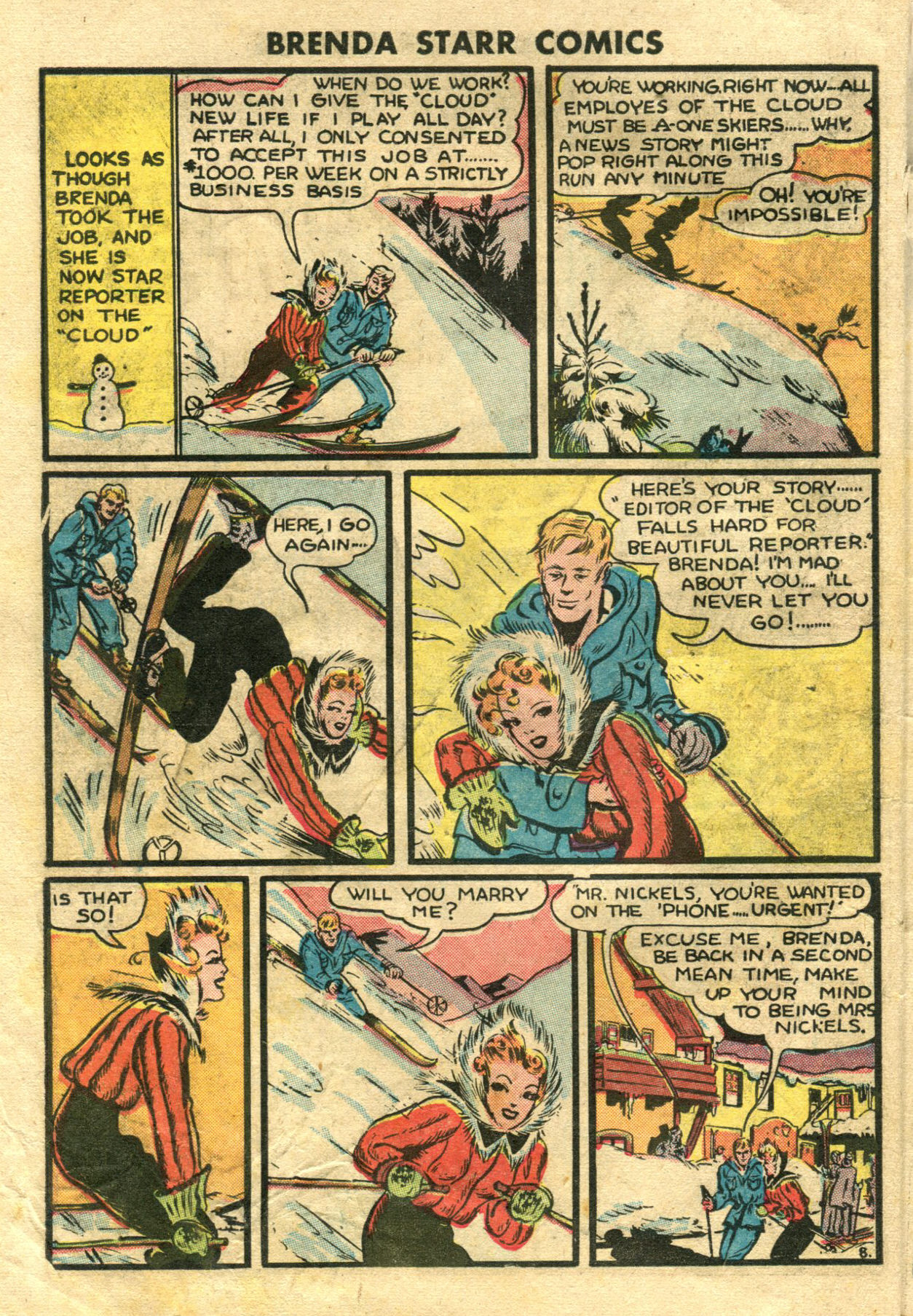 Read online Brenda Starr (1948) comic -  Issue #3 - 10