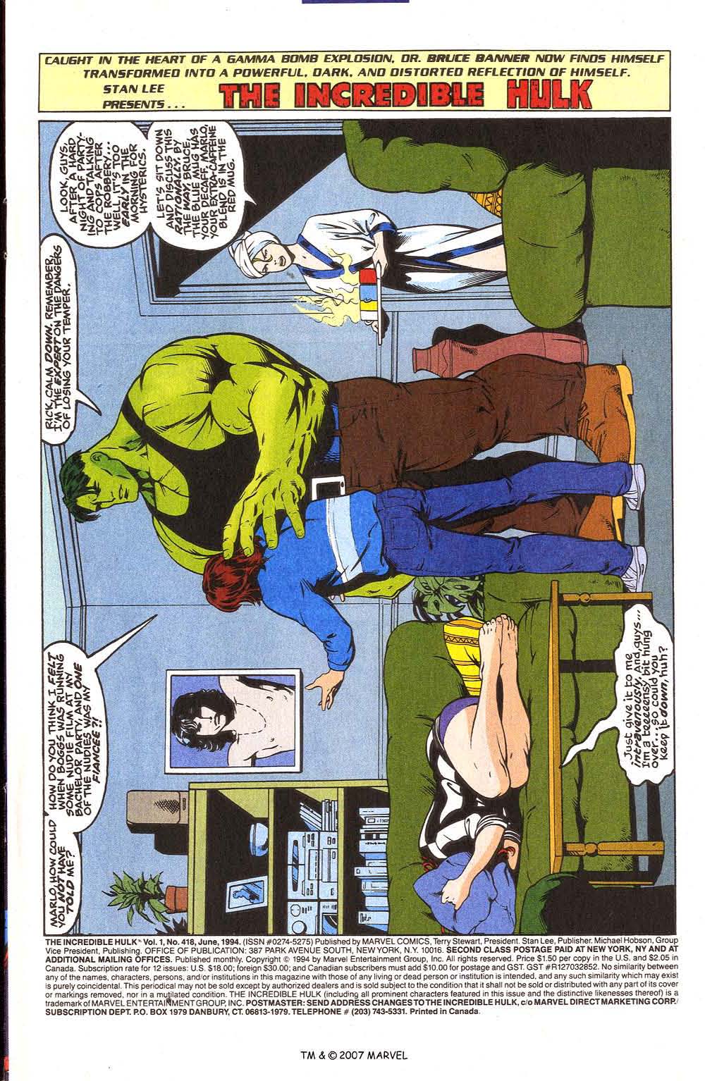 Read online The Incredible Hulk (1968) comic -  Issue #418 - 3
