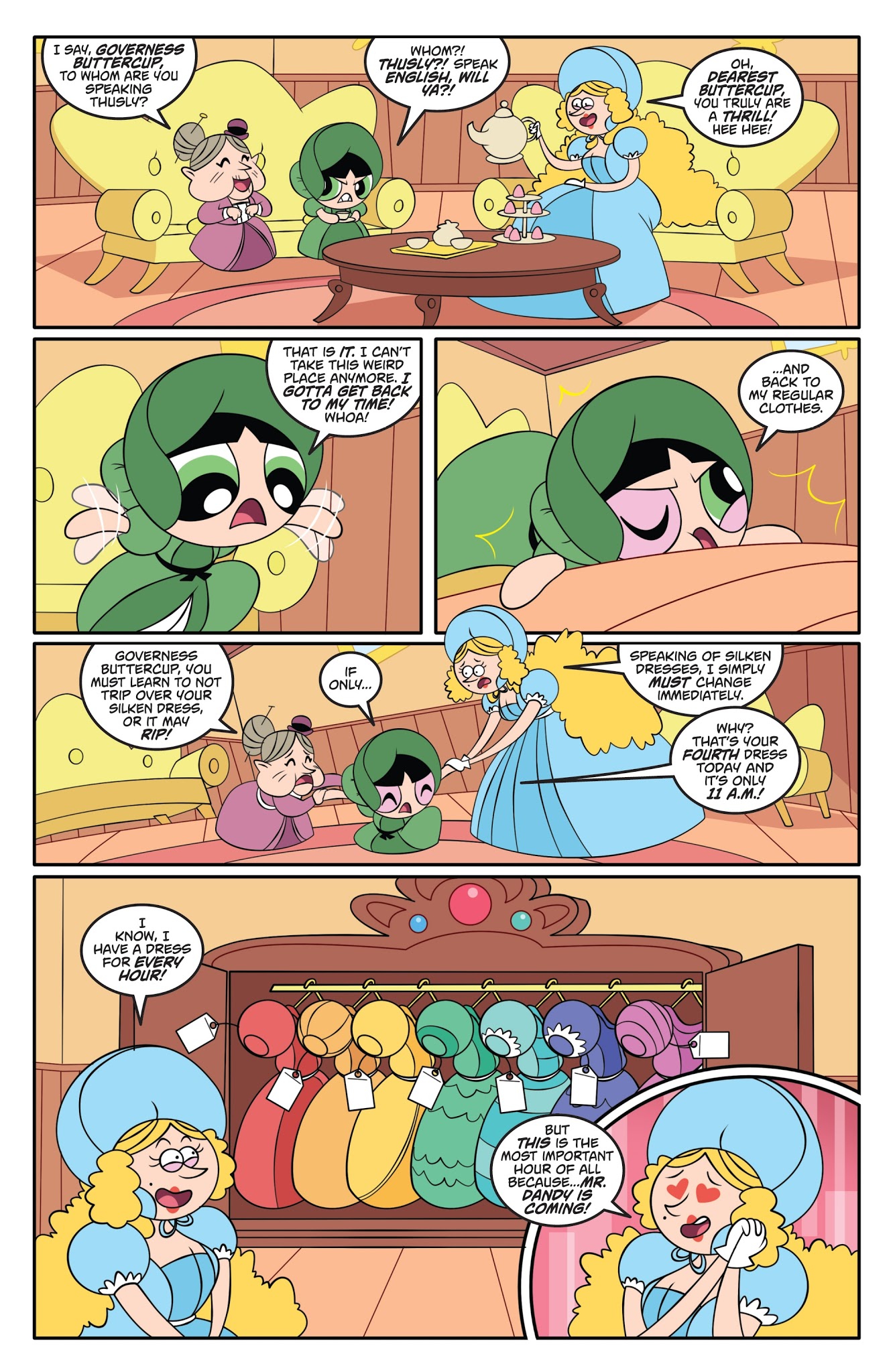 Read online Powerpuff Girls: The Time Tie comic -  Issue #3 - 4