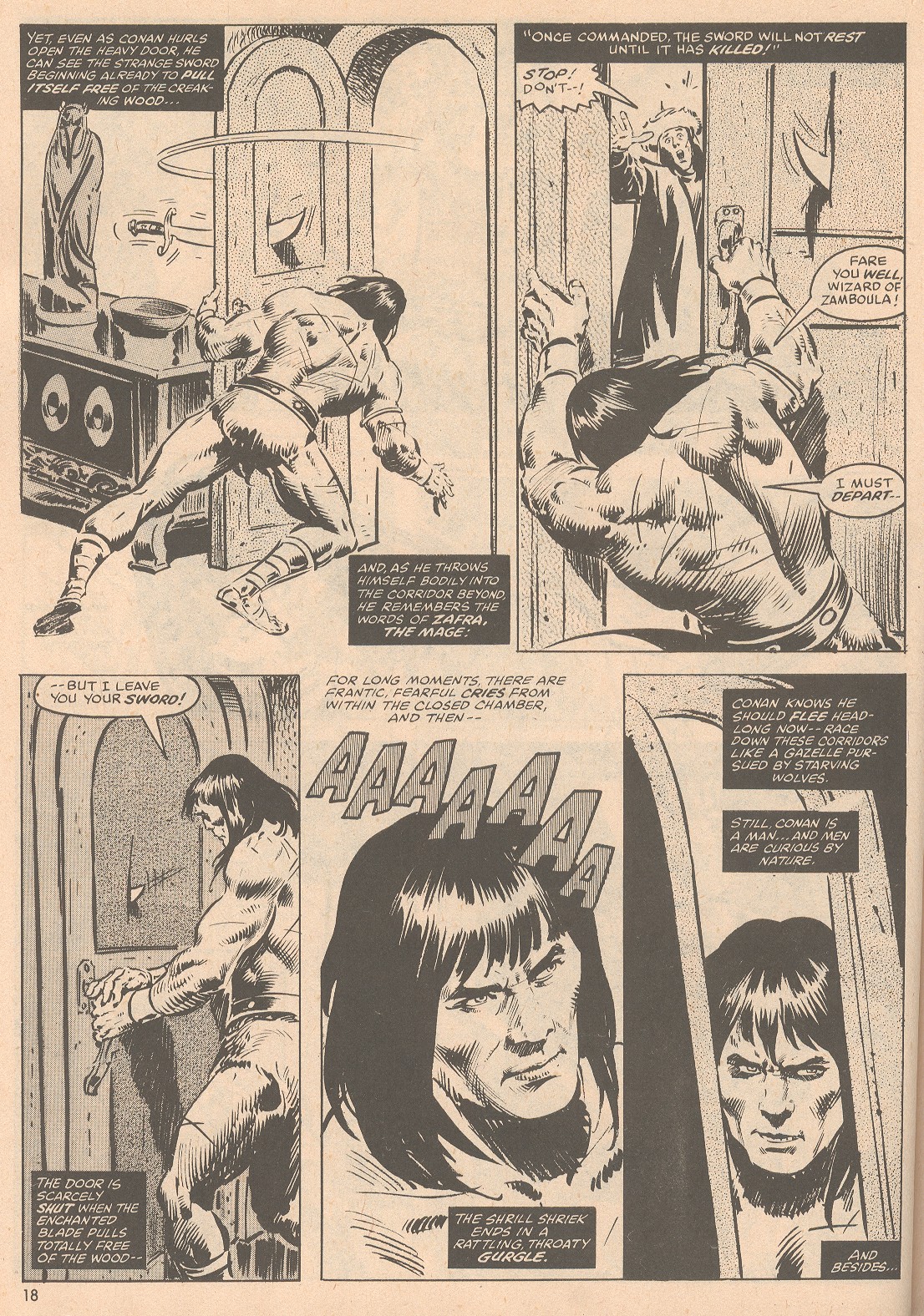 Read online The Savage Sword Of Conan comic -  Issue #58 - 19