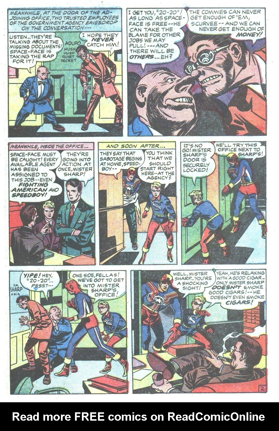 Read online Fighting American (1954) comic -  Issue #7 - 23