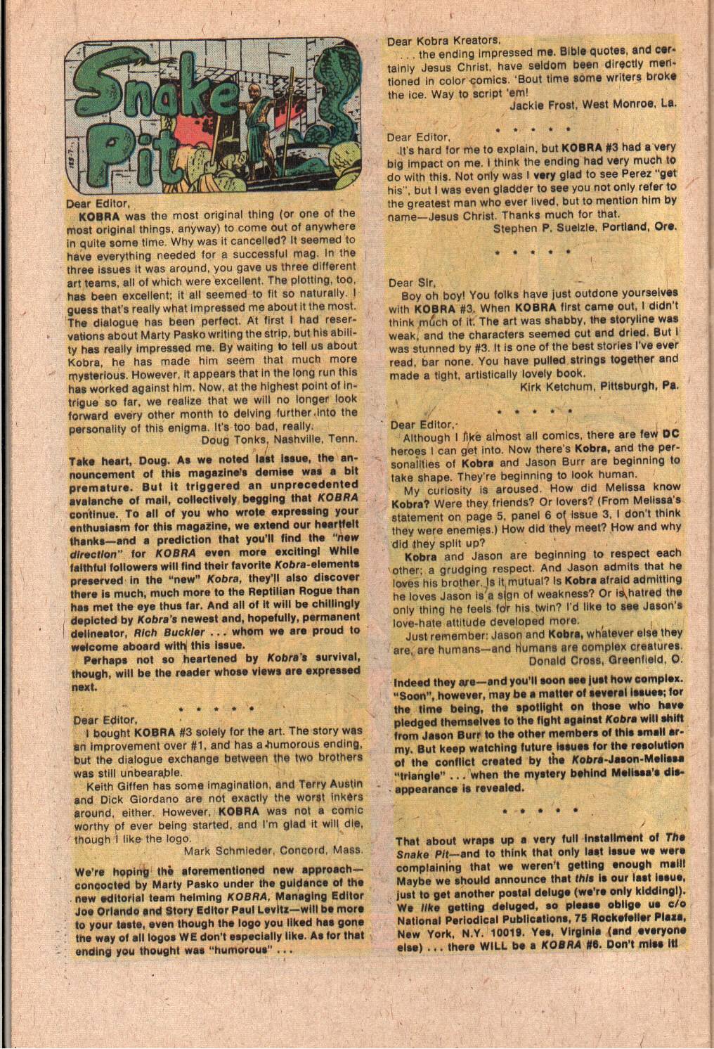 Read online Kobra comic -  Issue #5 - 26