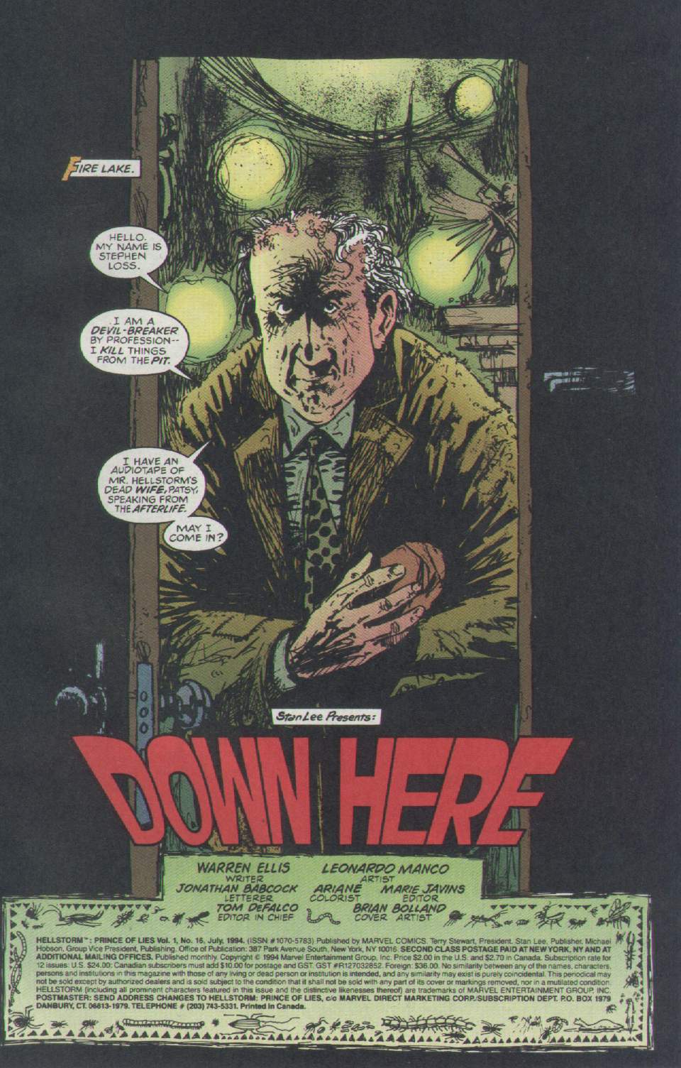 Read online Hellstorm: Prince of Lies comic -  Issue #16 - 2
