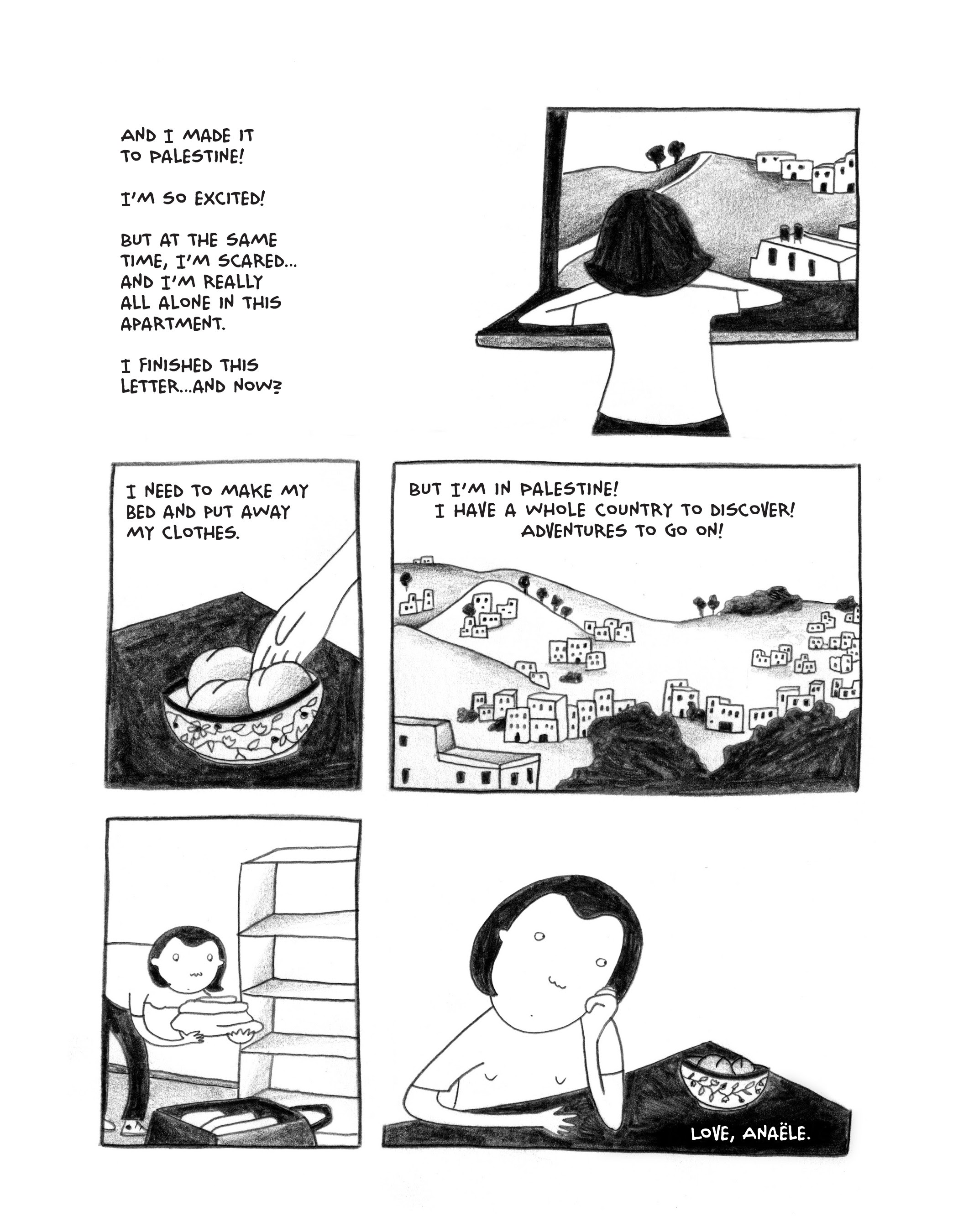 Read online Green Almonds: Letters from Palestine comic -  Issue # TPB (Part 1) - 14