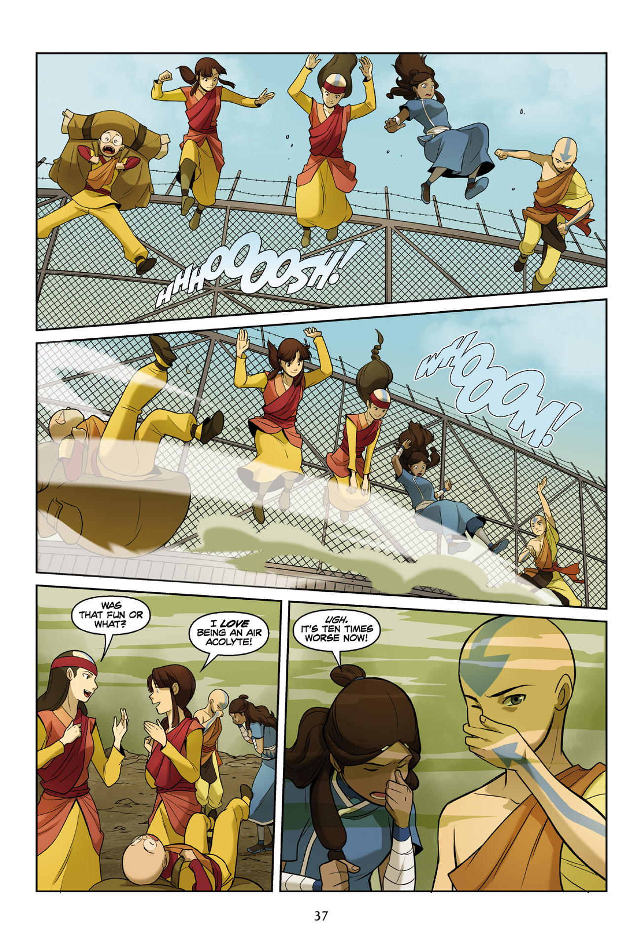 Read online Nickelodeon Avatar: The Last Airbender - The Rift comic -  Issue # Part 1 - 37