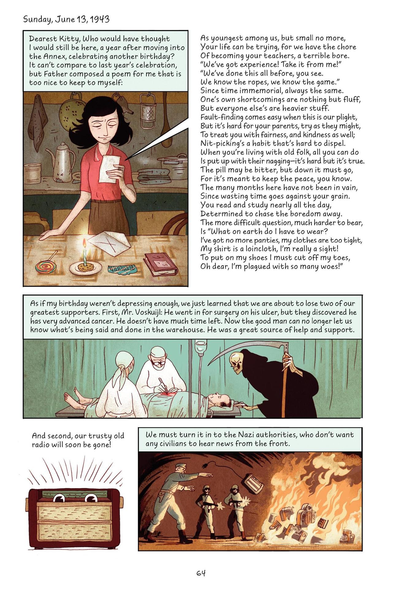 Read online Anne Frank’s Diary: The Graphic Adaptation comic -  Issue # TPB - 67