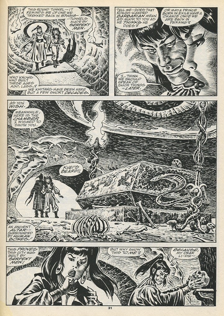 Read online The Savage Sword Of Conan comic -  Issue #192 - 33