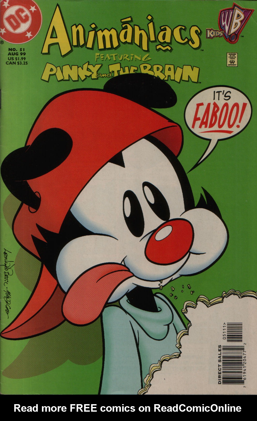 Read online Animaniacs comic -  Issue #51 - 1