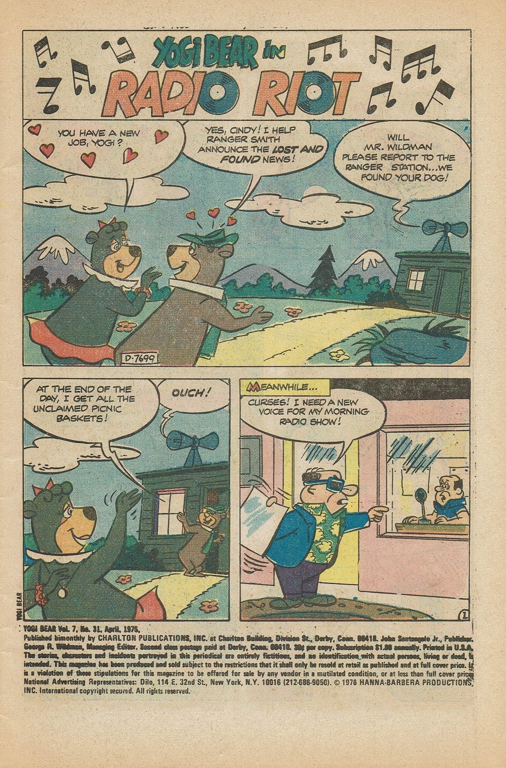 Read online Yogi Bear (1970) comic -  Issue #31 - 3
