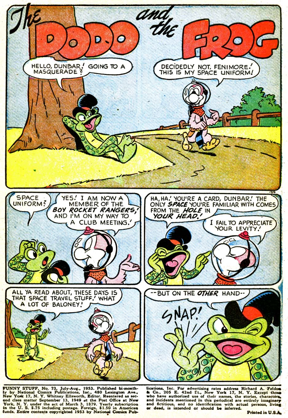 Read online Funny Stuff comic -  Issue #73 - 3
