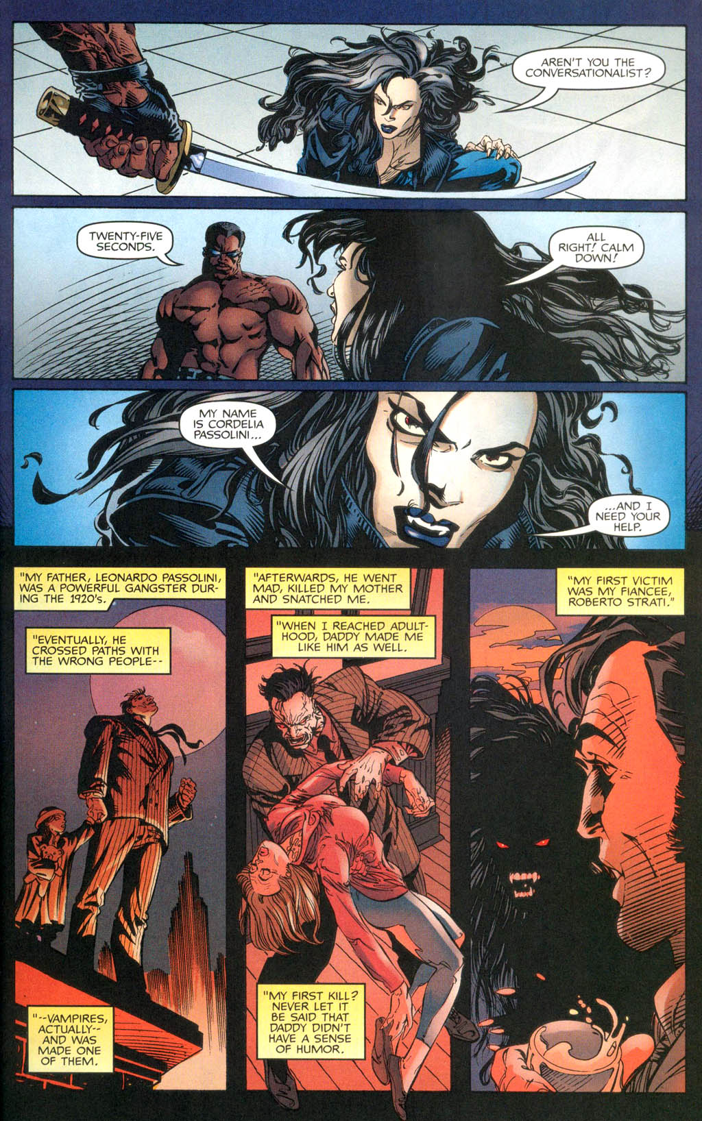 Read online Blade: Sins of the Father comic -  Issue # Full - 20