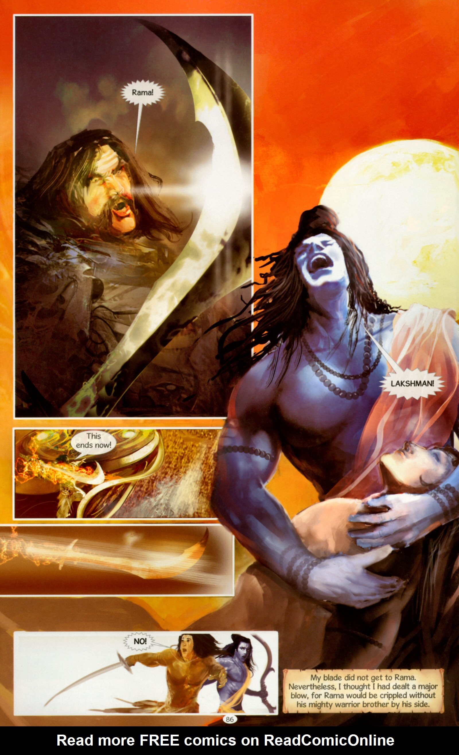 Read online Ravana: Roar of the Demon King comic -  Issue # Full - 88